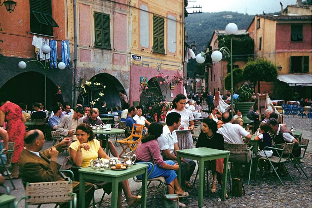 Portofino Cafe 1951 by Thurston Hopkins, fine art print, The Picturalist