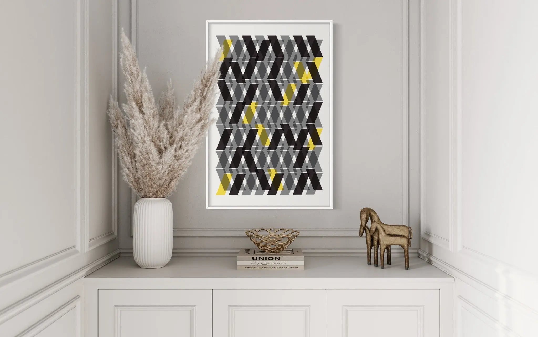 Tribes by Alejandro Franseschini styled in a contemporary interior setting