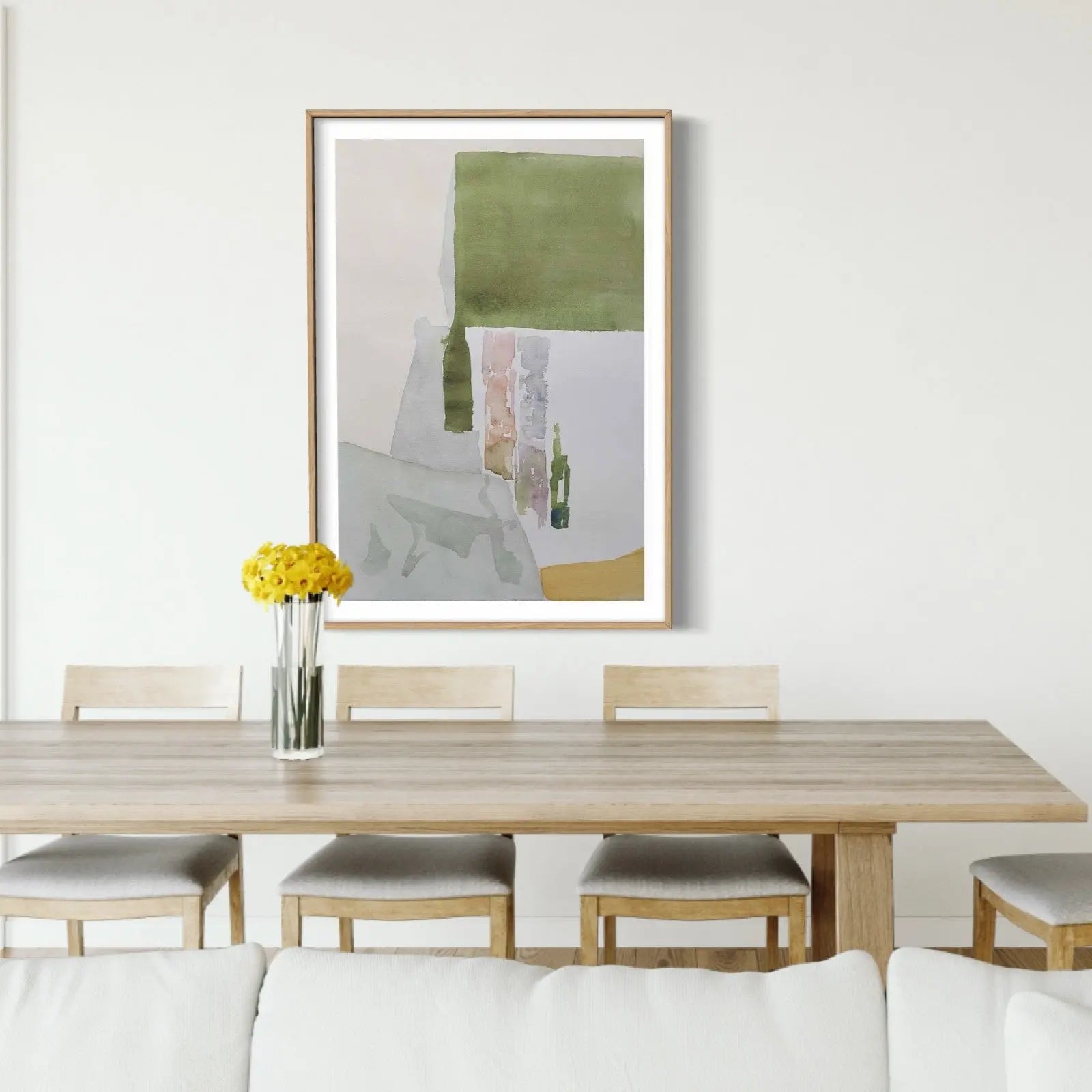 Divan by Encarnacion Portal Rubio displayed in a modern living room interior