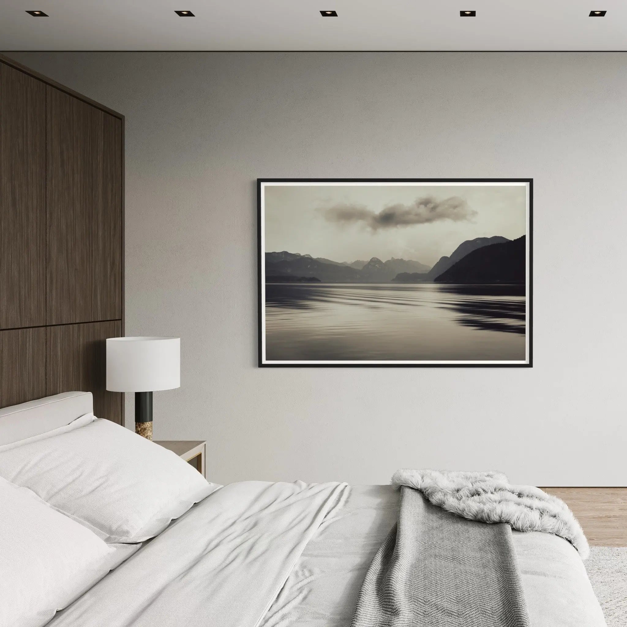 Feelings that Never Left by Karen Thom styled in a contemporary interior setting