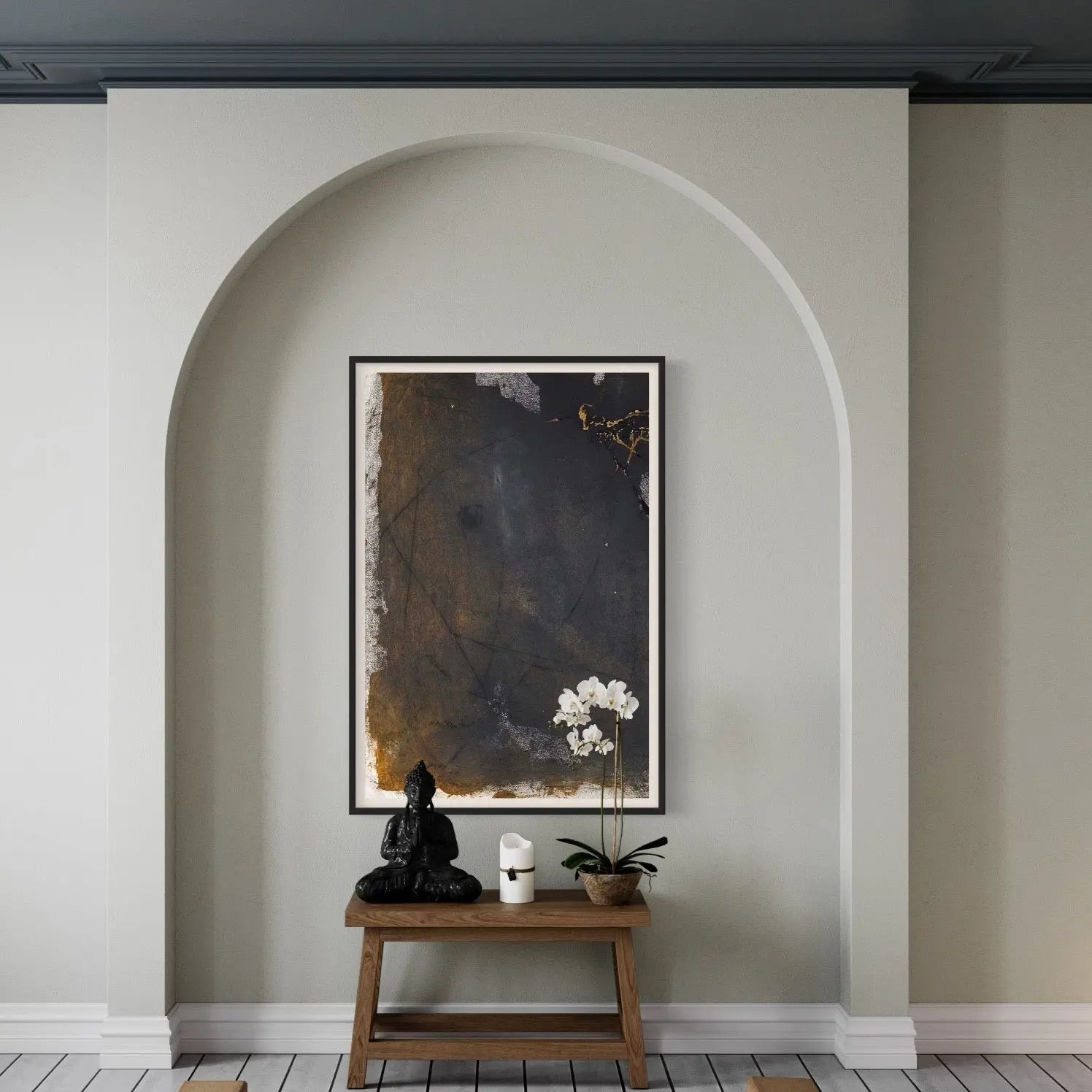 Parchment by Evelyn Ogly hanging in a sophisticated office space