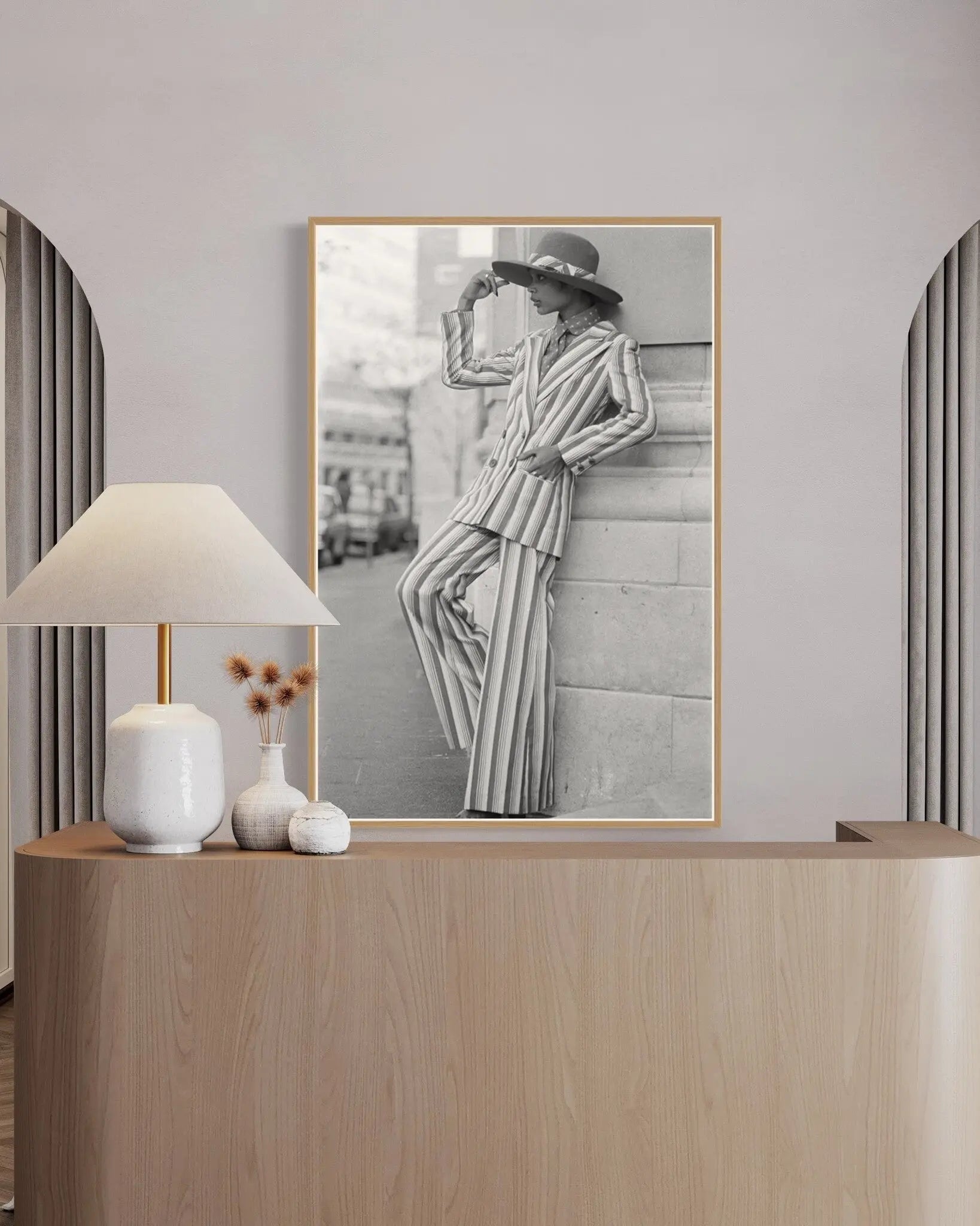 Stripy Chic by Mike McKeown styled in a contemporary interior setting