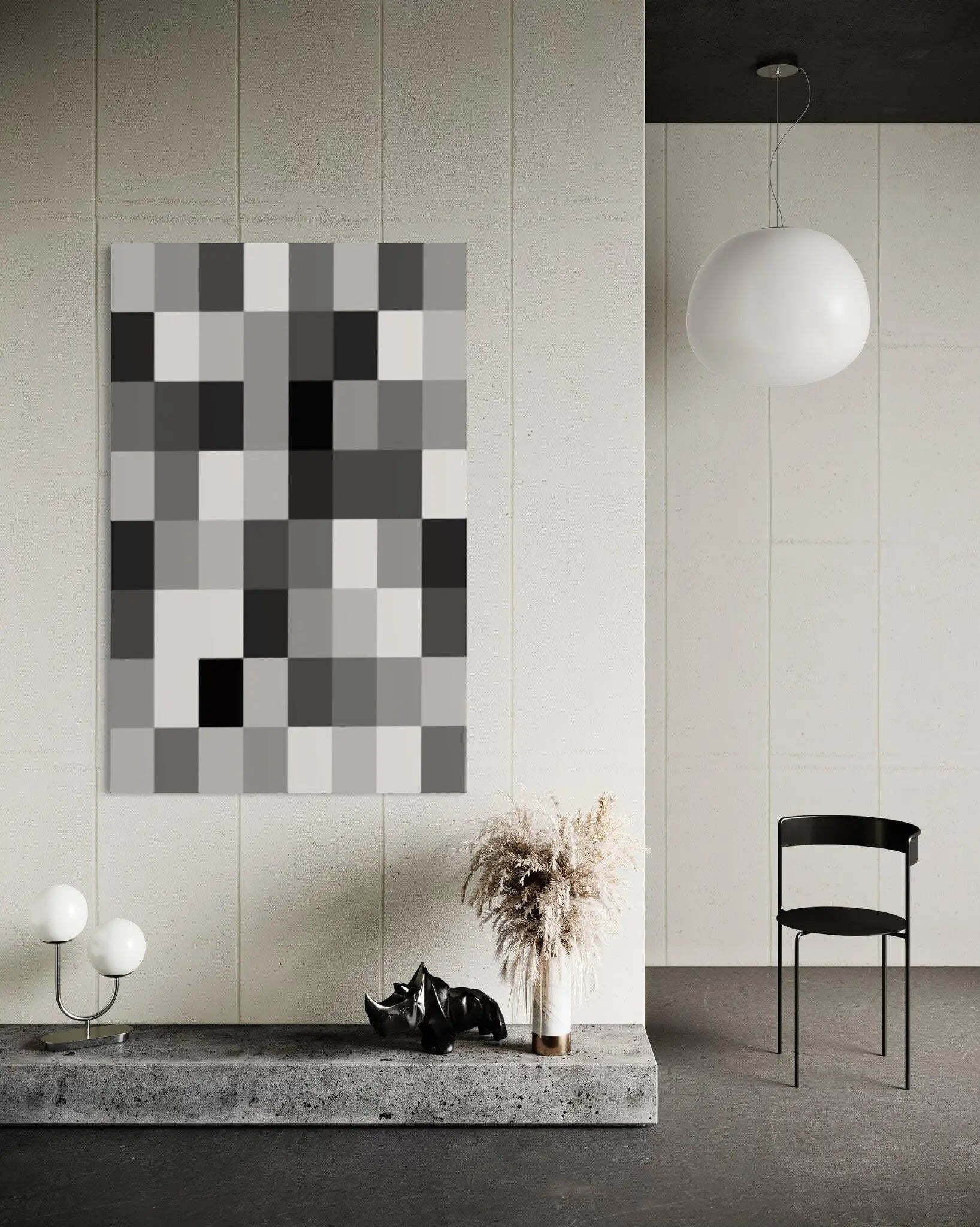 Untitled 3250 by Pedro Nuka featured in an elegant interior space