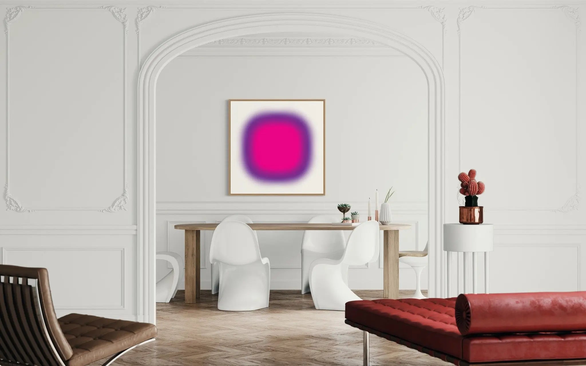 Psychedelic by Alejandro Franseschini presented in a curated interior design