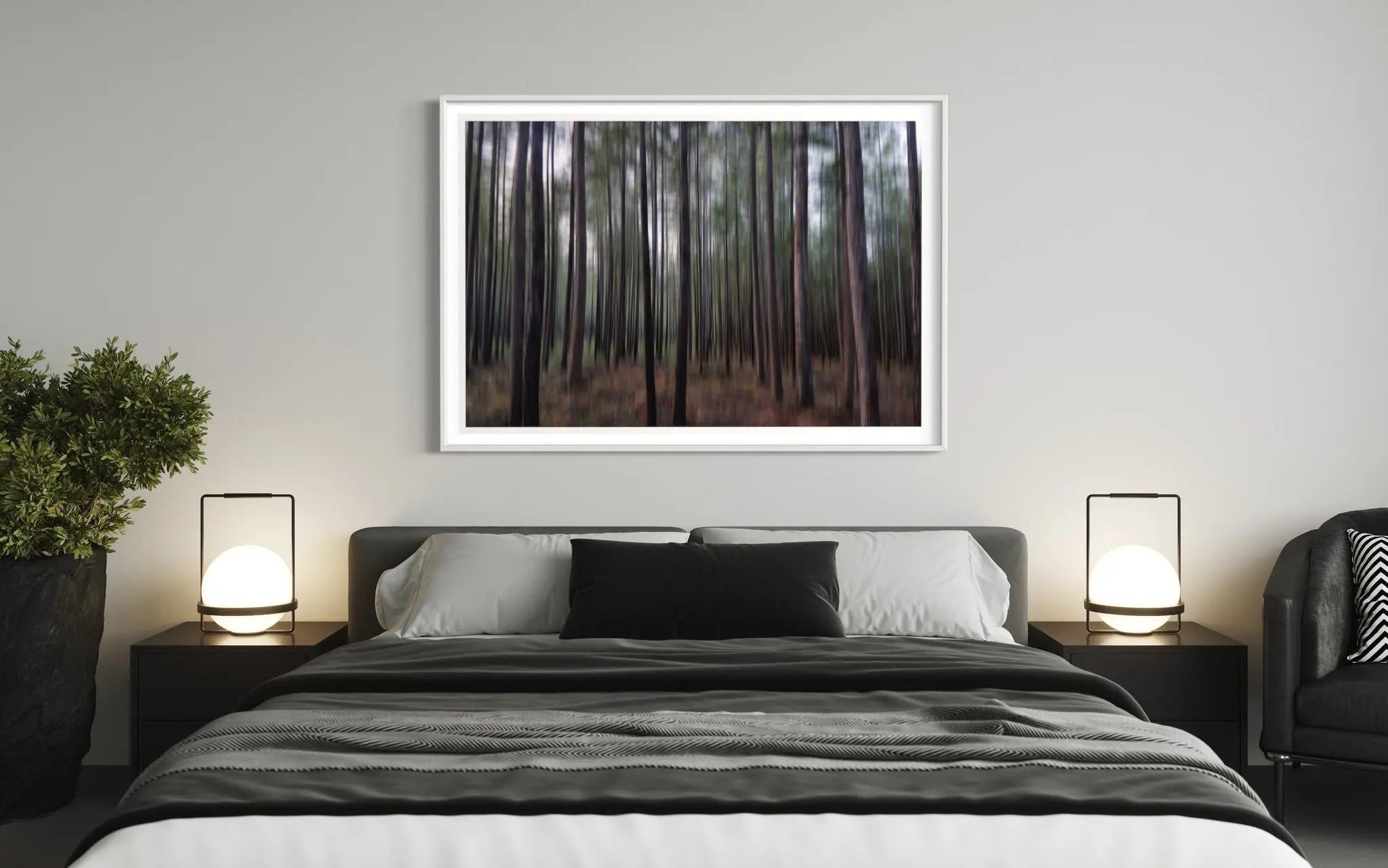 Protect Your Peace by Karen Thom featured in an elegant interior space