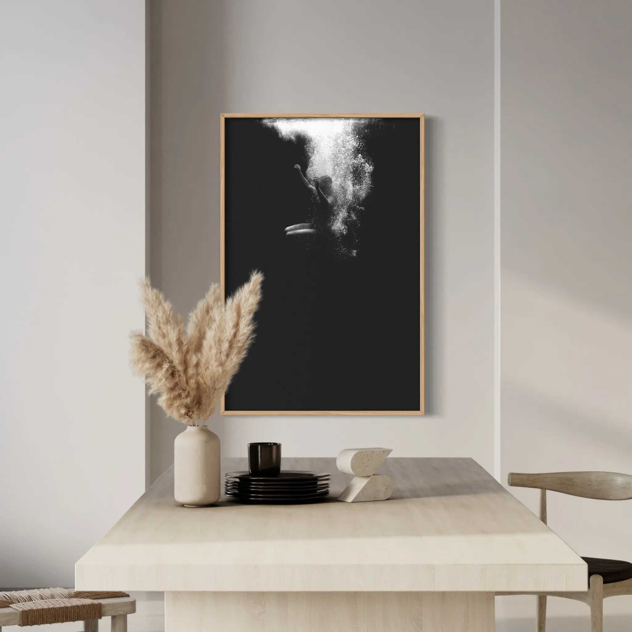 Glitter by Enric Gener displayed in a modern living room interior