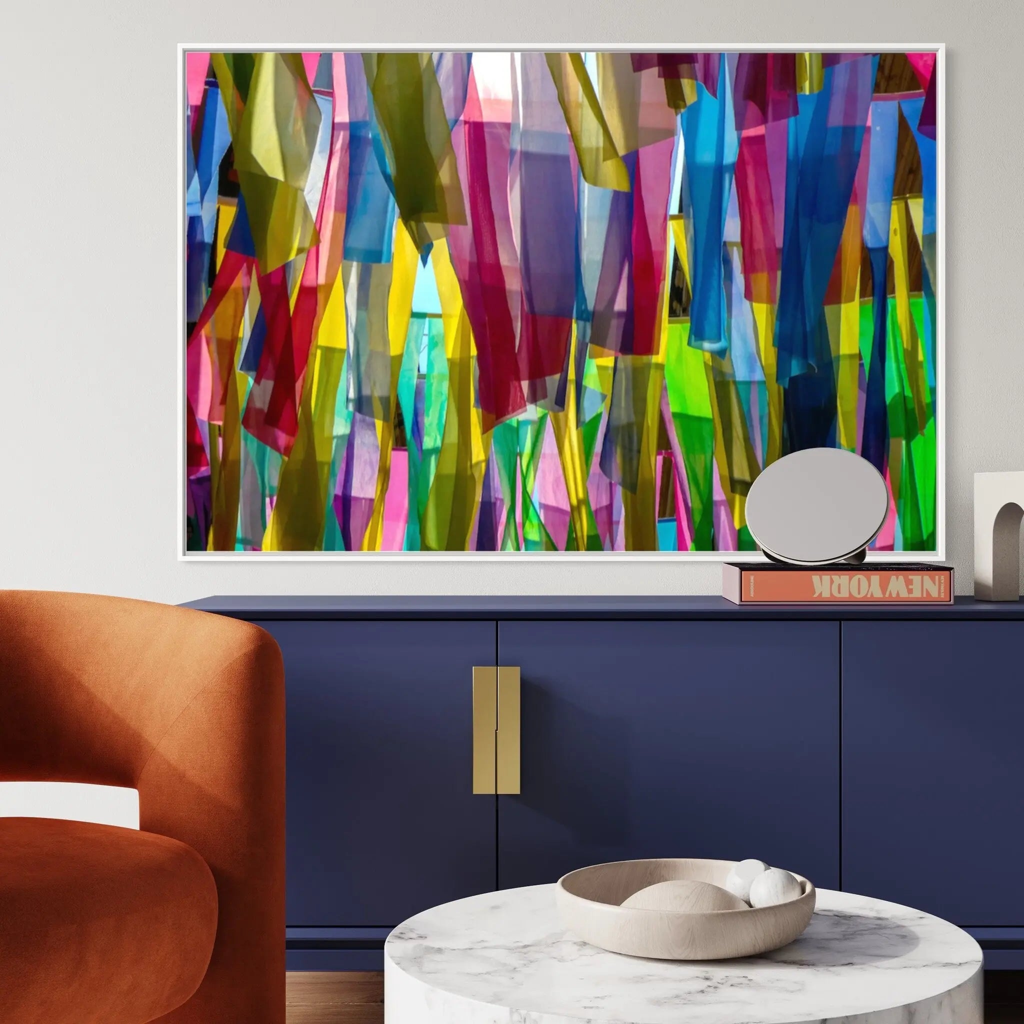 Wanna Hear What It's All About by J. Tirado styled in a contemporary interior setting