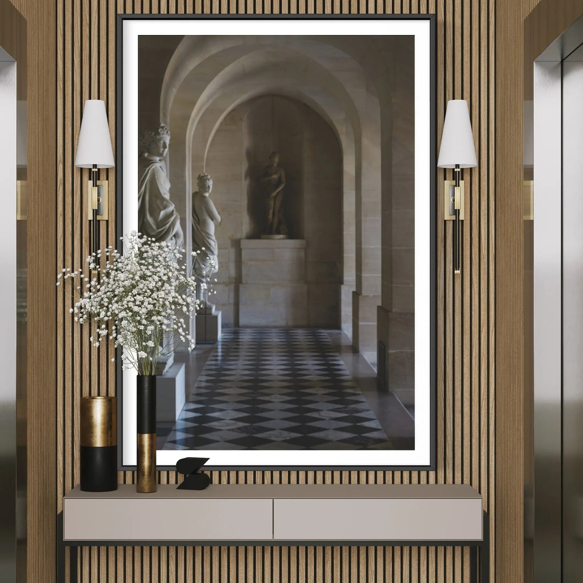 Clairobscur by R. Rivera showcased in a designer room setting