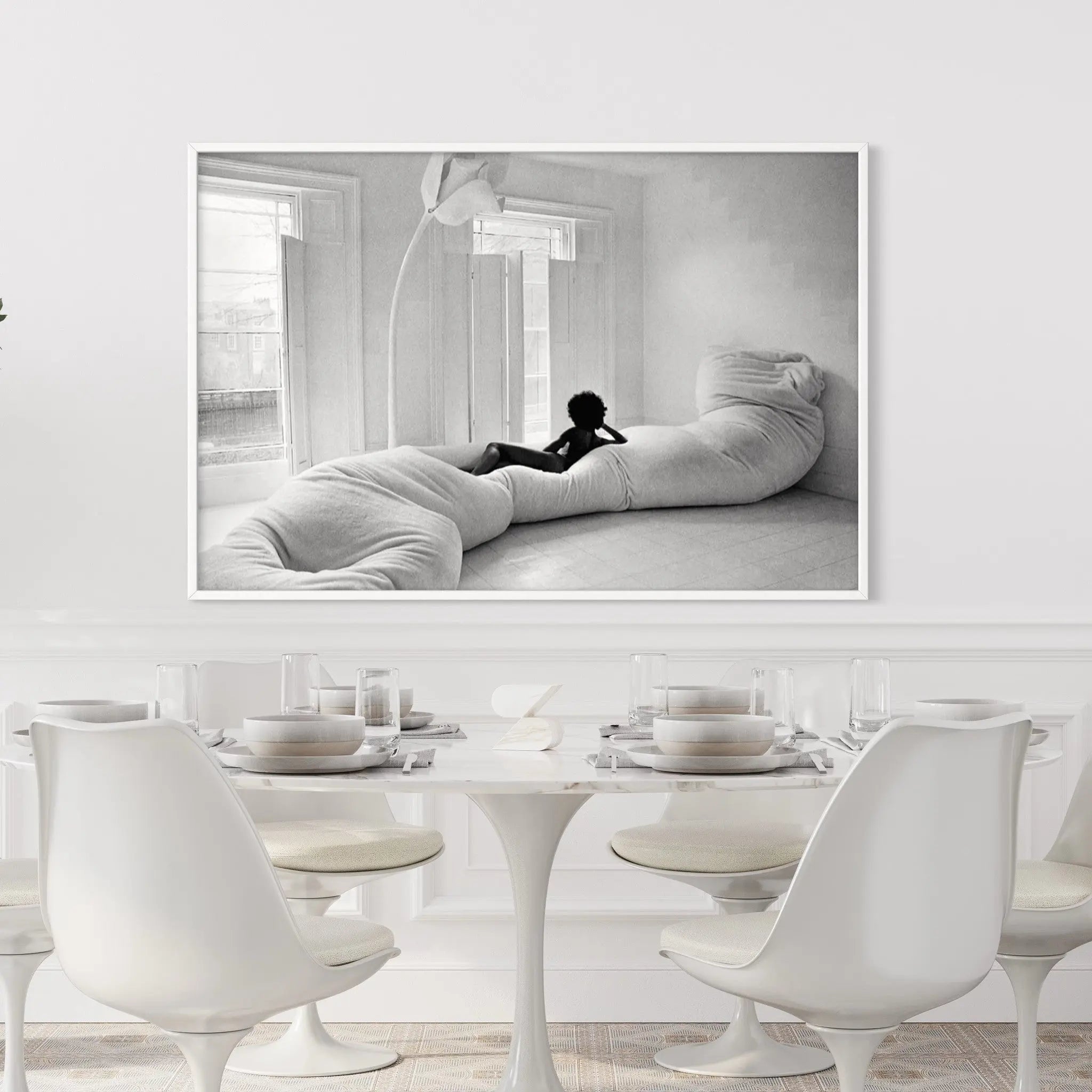 70s Interior Design by Evening Standard displayed in a modern living room interior