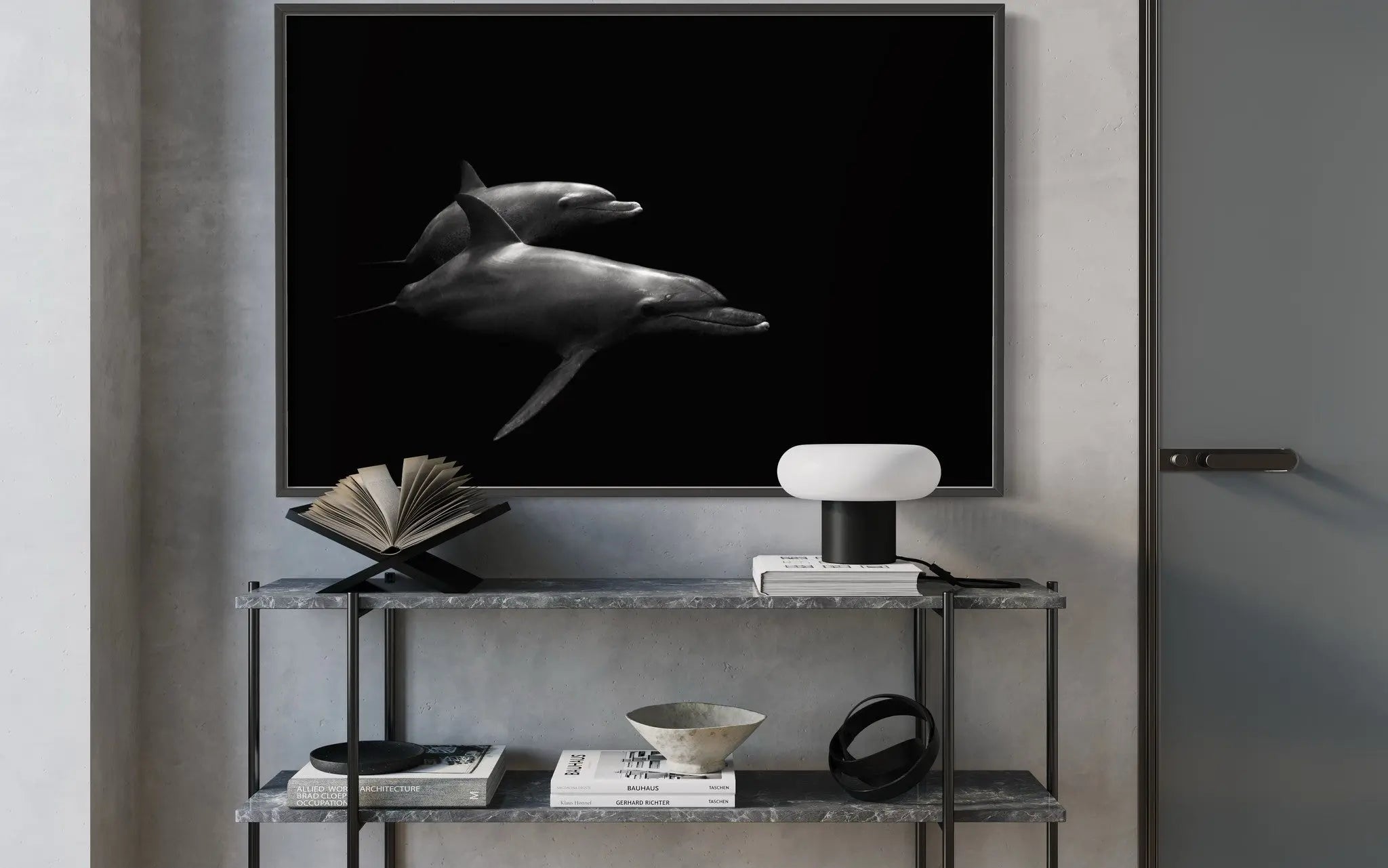 Delfines by Enric Gener featured in an elegant interior space