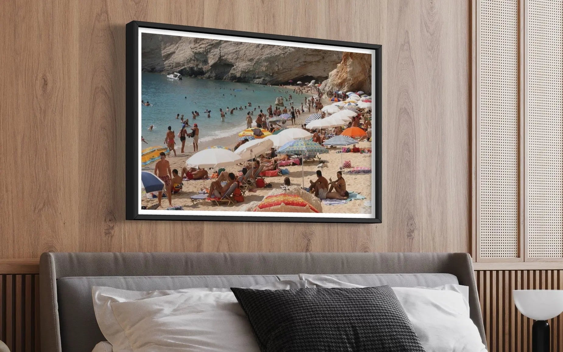 Beaches of Lefkada Island by Sean Gallup presented in a curated interior design