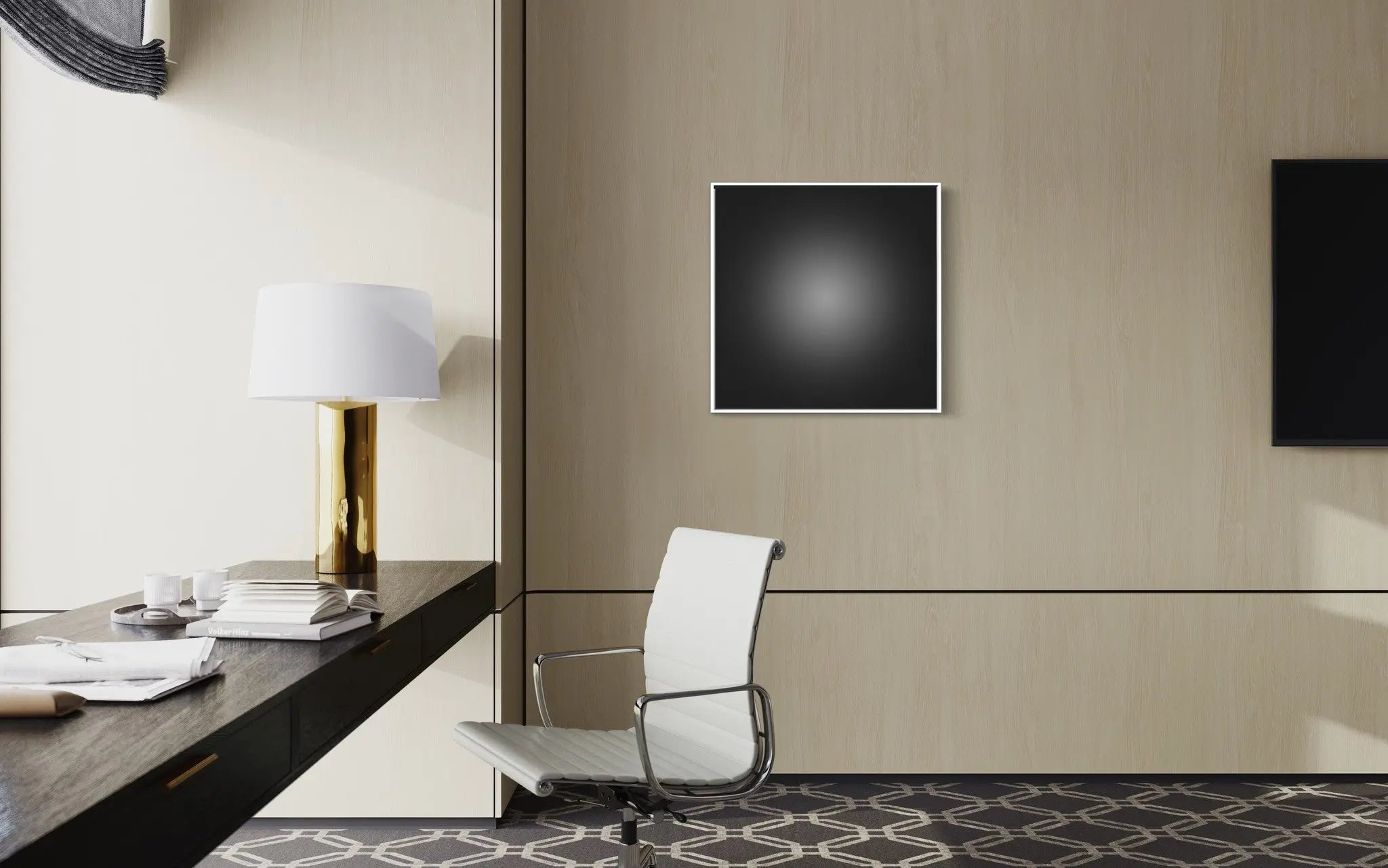 Black Halo by Alejandro Franseschini featured in an elegant interior space