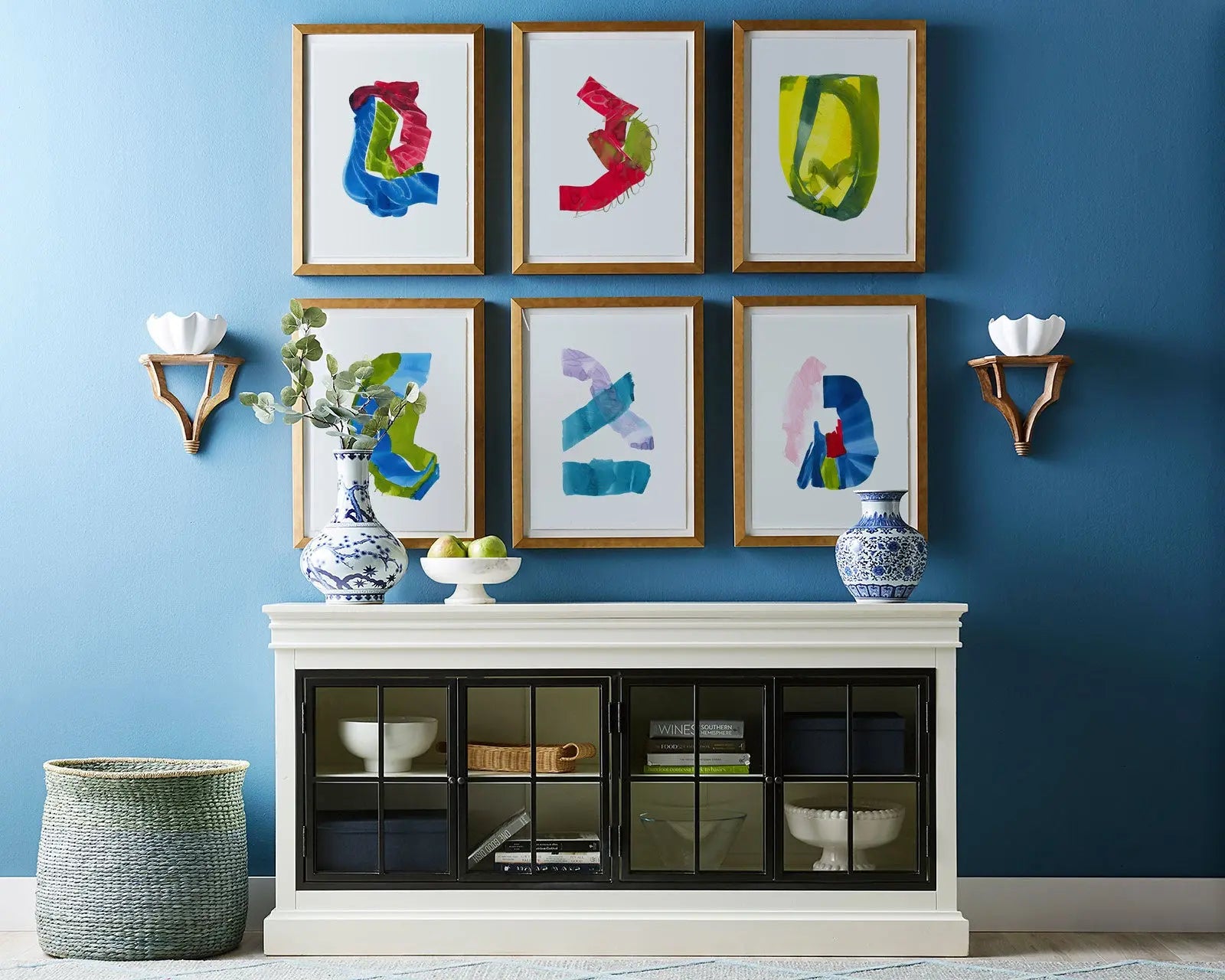 Color Study 22 by Encarnacion Portal Rubio presented in a curated interior design