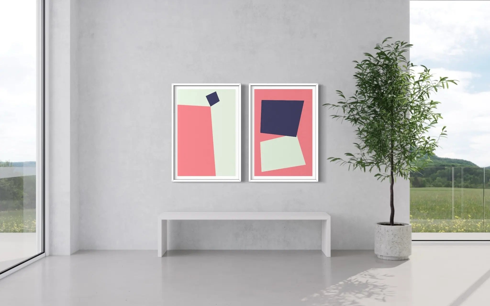 Untitled 3052 by Pedro Nuka featured in an elegant interior space