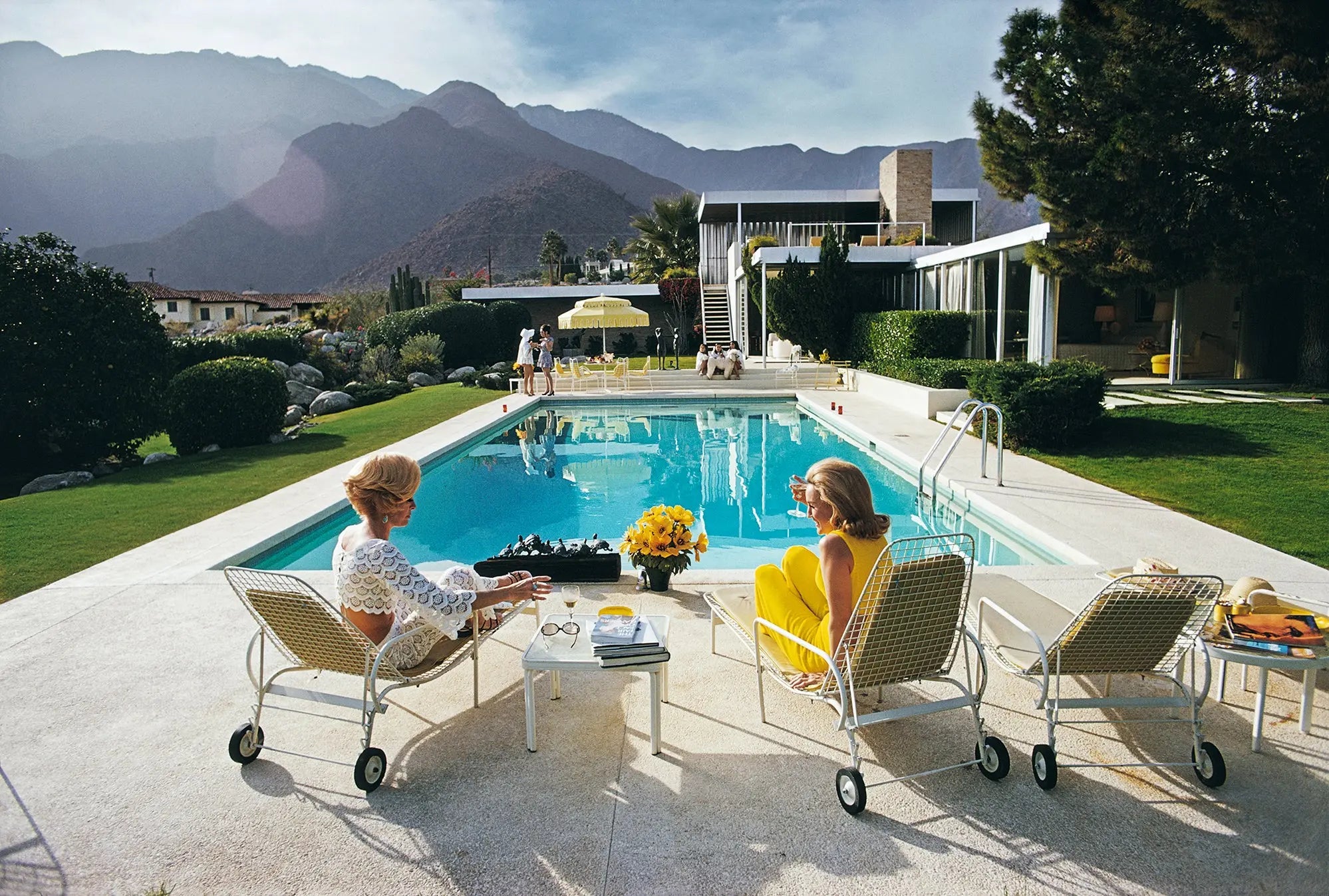 Poolside Gossip by Slim Aarons, fine art print, The Picturalist