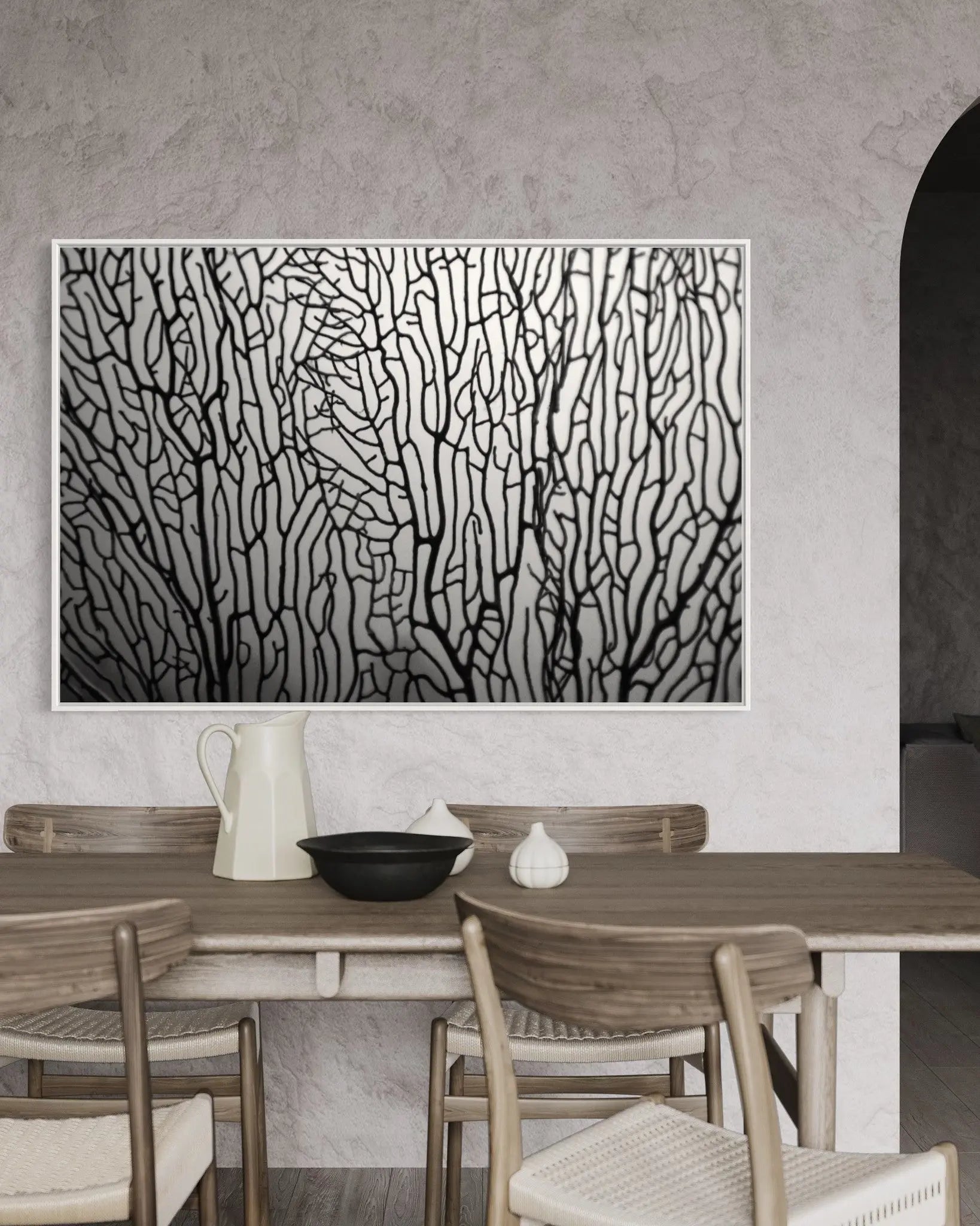 Underwater Coral Screen by Enric Gener featured in an elegant interior space