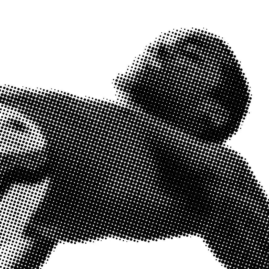 Detail close-up of Youth in the Cities 4 by Alejandro Franseschini, fine art paper print