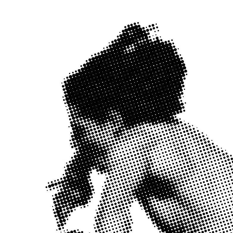 Detail close-up of Youth in the Cities 5 by Alejandro Franseschini, fine art paper print