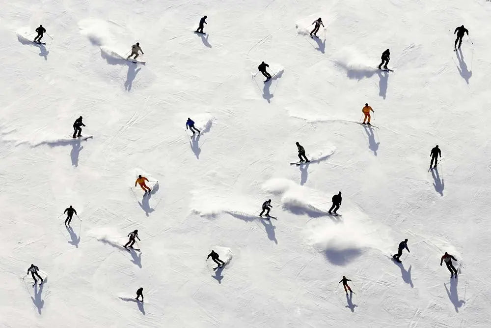 Ski Dancing, fine art print, The Picturalist