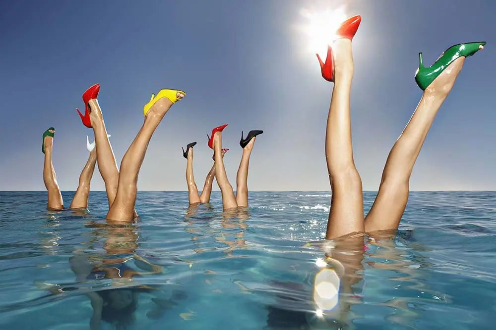 Legs Out of Infinity Pool by Karan Kapoor, fine art print, The Picturalist