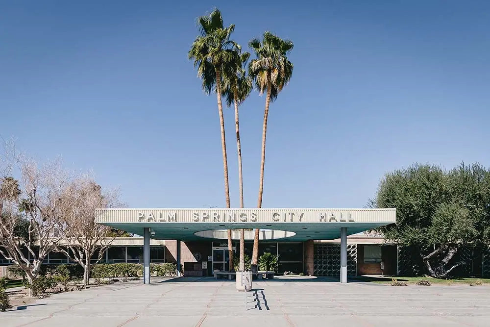 Palm Springs City Hall by Jed Gordon-Moran, fine art paper print, The Picturalist