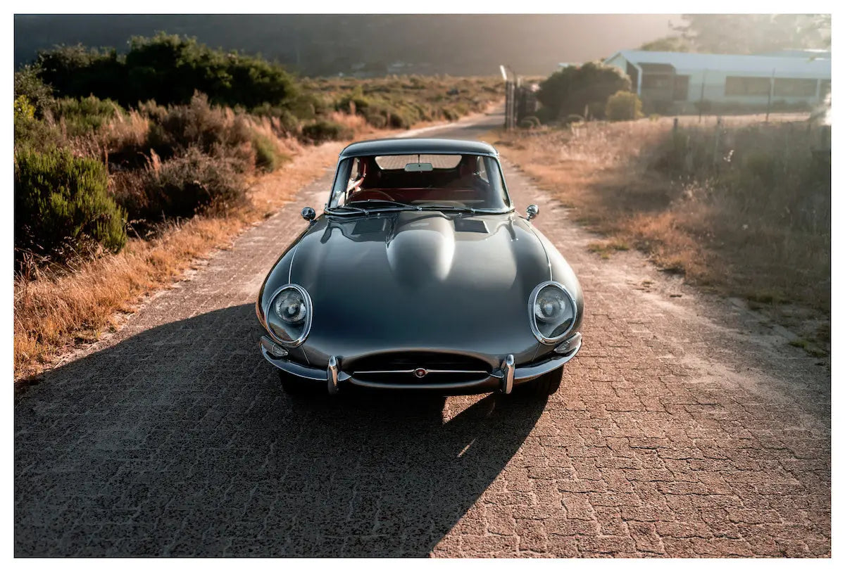 Jaguar E-Type by M. Barth, fine art paper print, The Picturalist