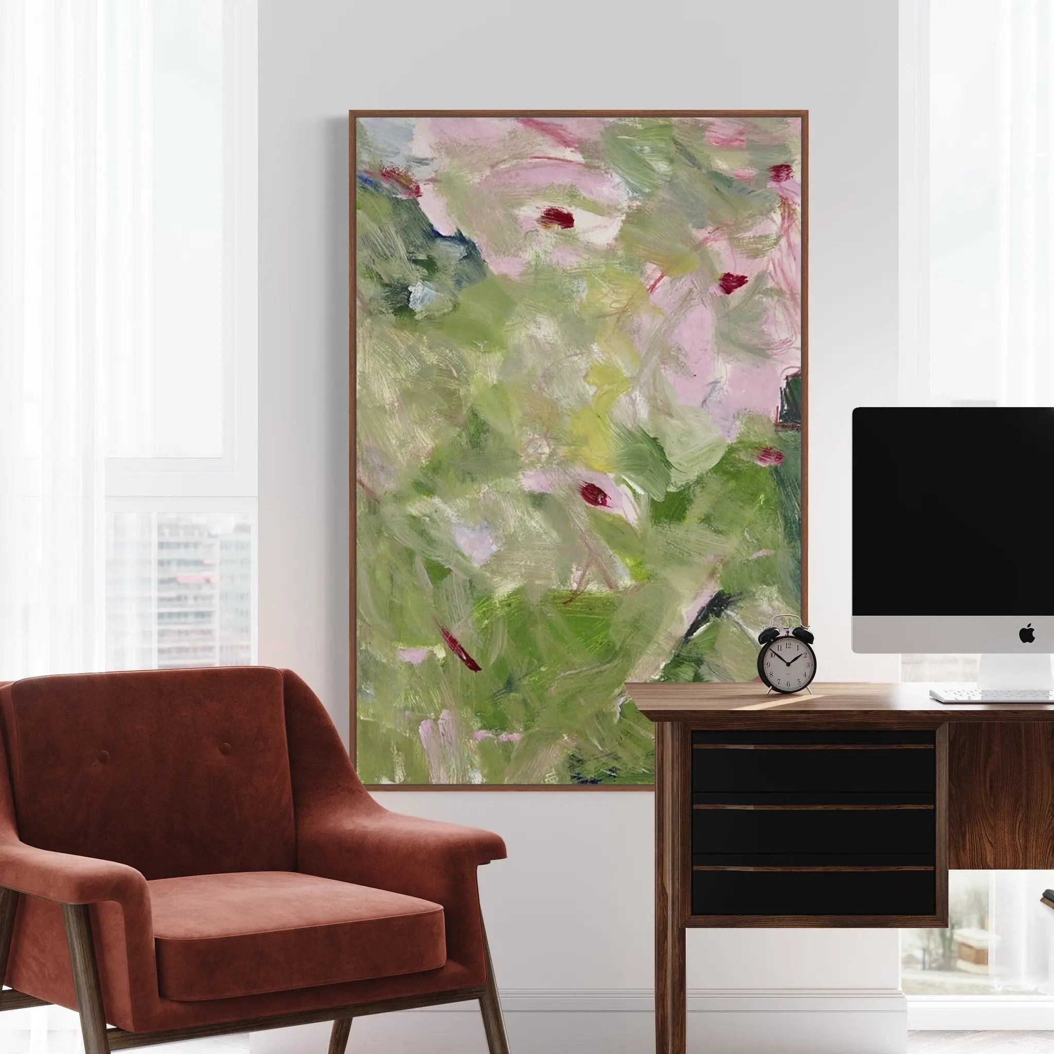 Nature Studies 4 by Evelyn Ogly featured in an elegant interior space
