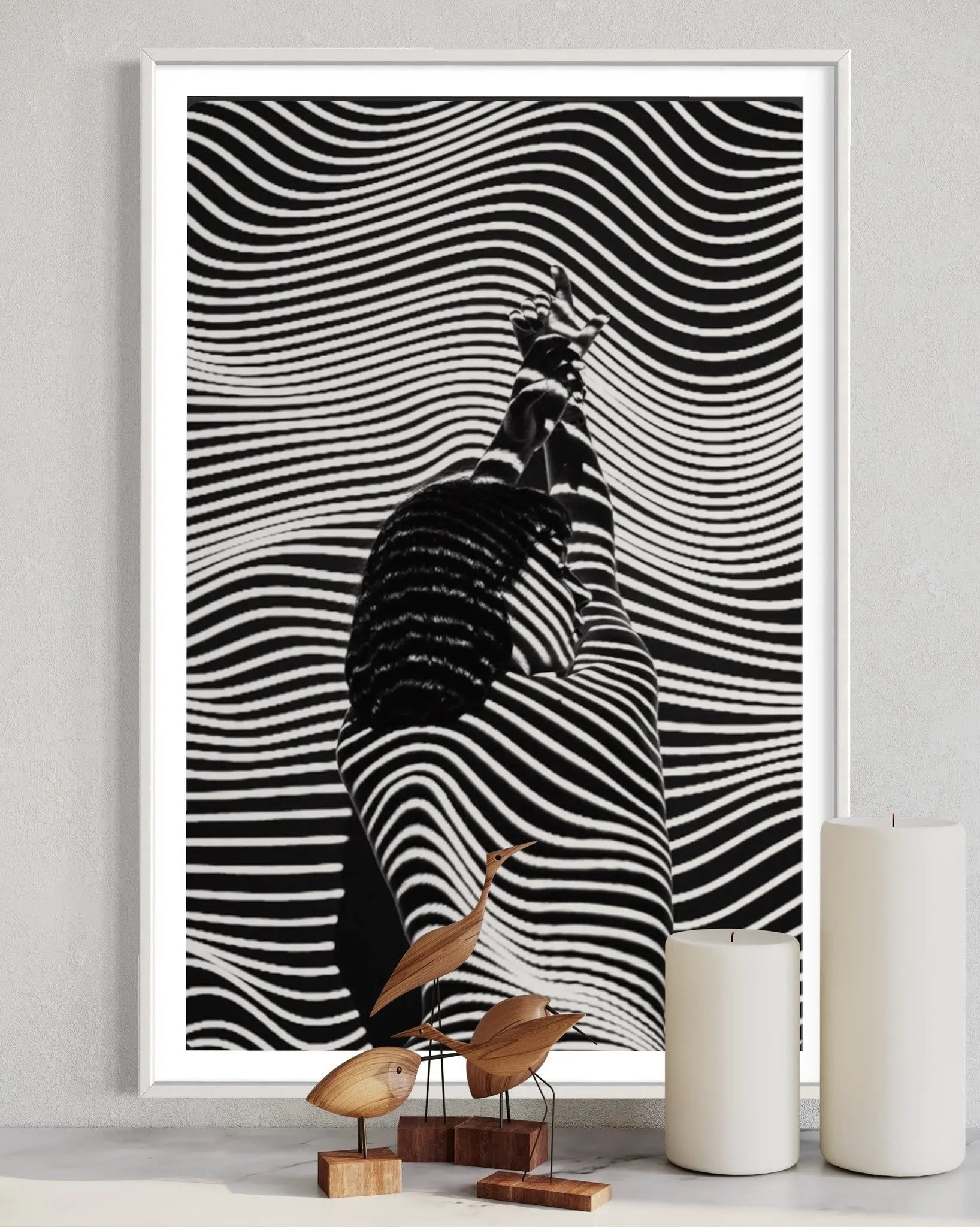 Psychotropic by I. Pereira displayed in a modern living room interior