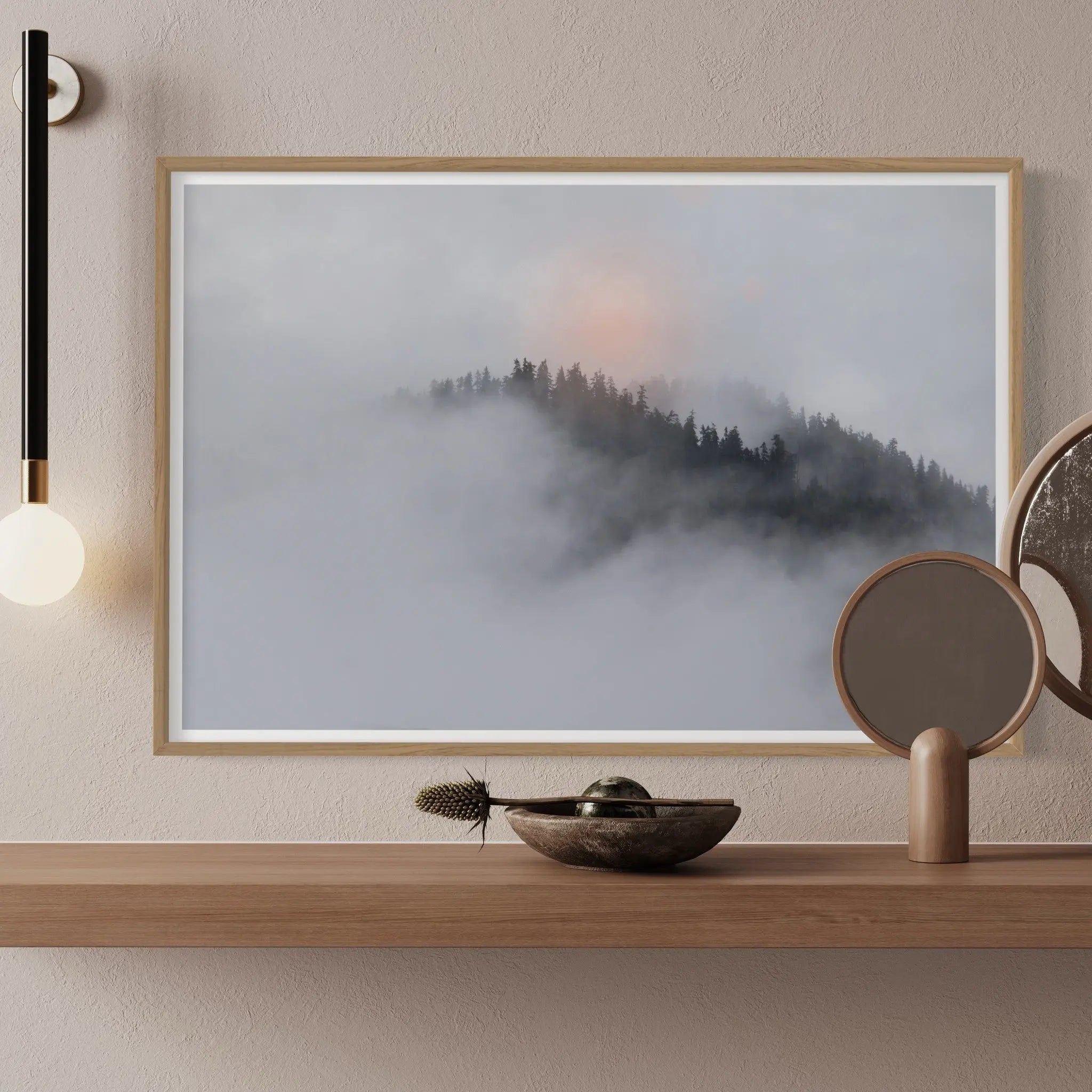 Lost and Found by Karen Thom featured in an elegant interior space