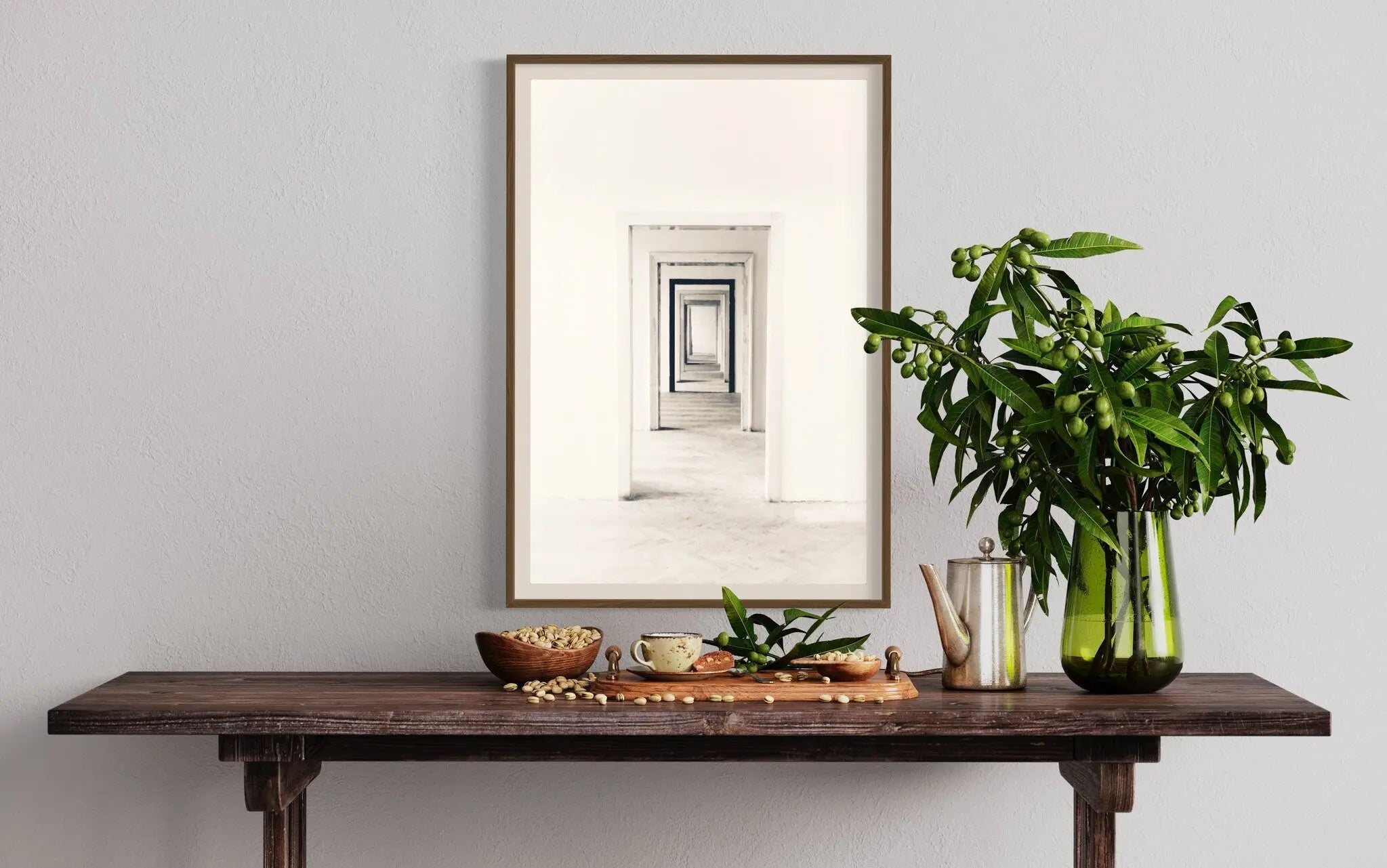 Enfilade by F. Kominik displayed in a modern living room interior