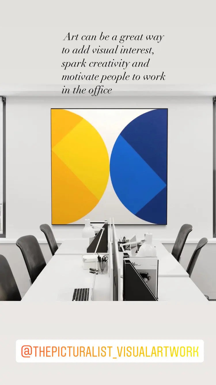 Broken Square 03 by Rodrigo Martin shown in a minimalist home decor setting