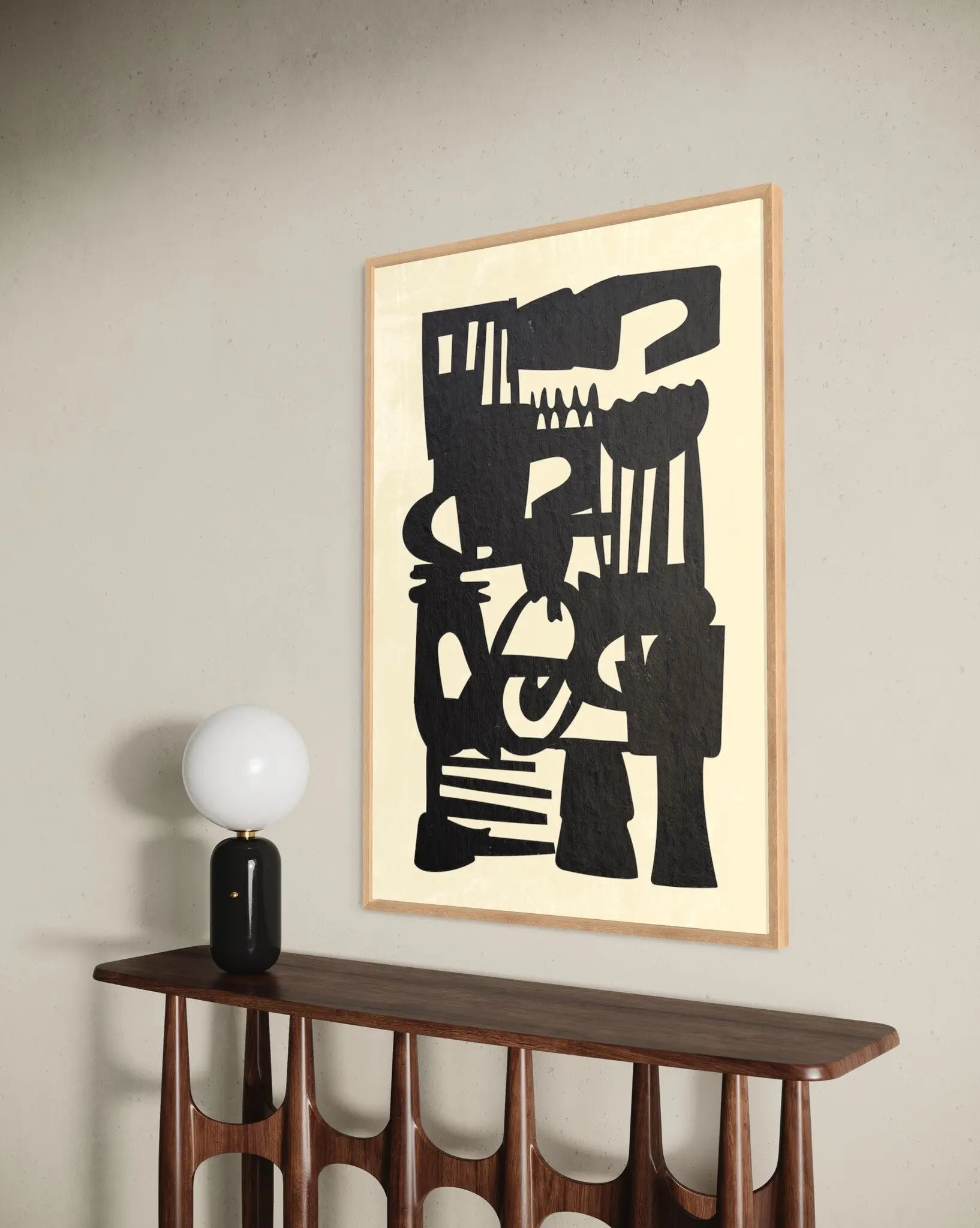 Ceremony by Alejandro Franseschini displayed in a modern living room interior