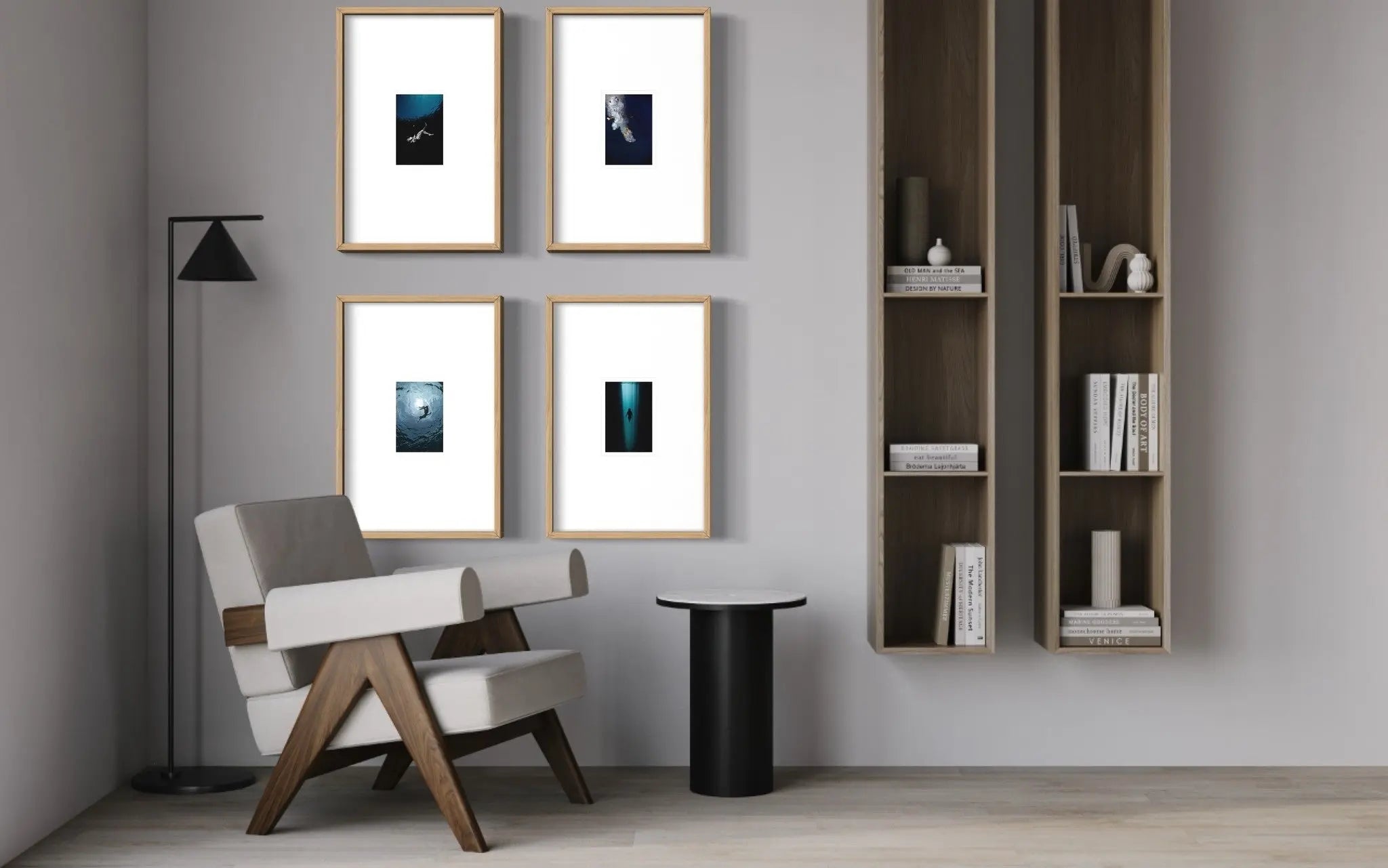 Suspension with Apples by Enric Gener styled in a contemporary interior setting
