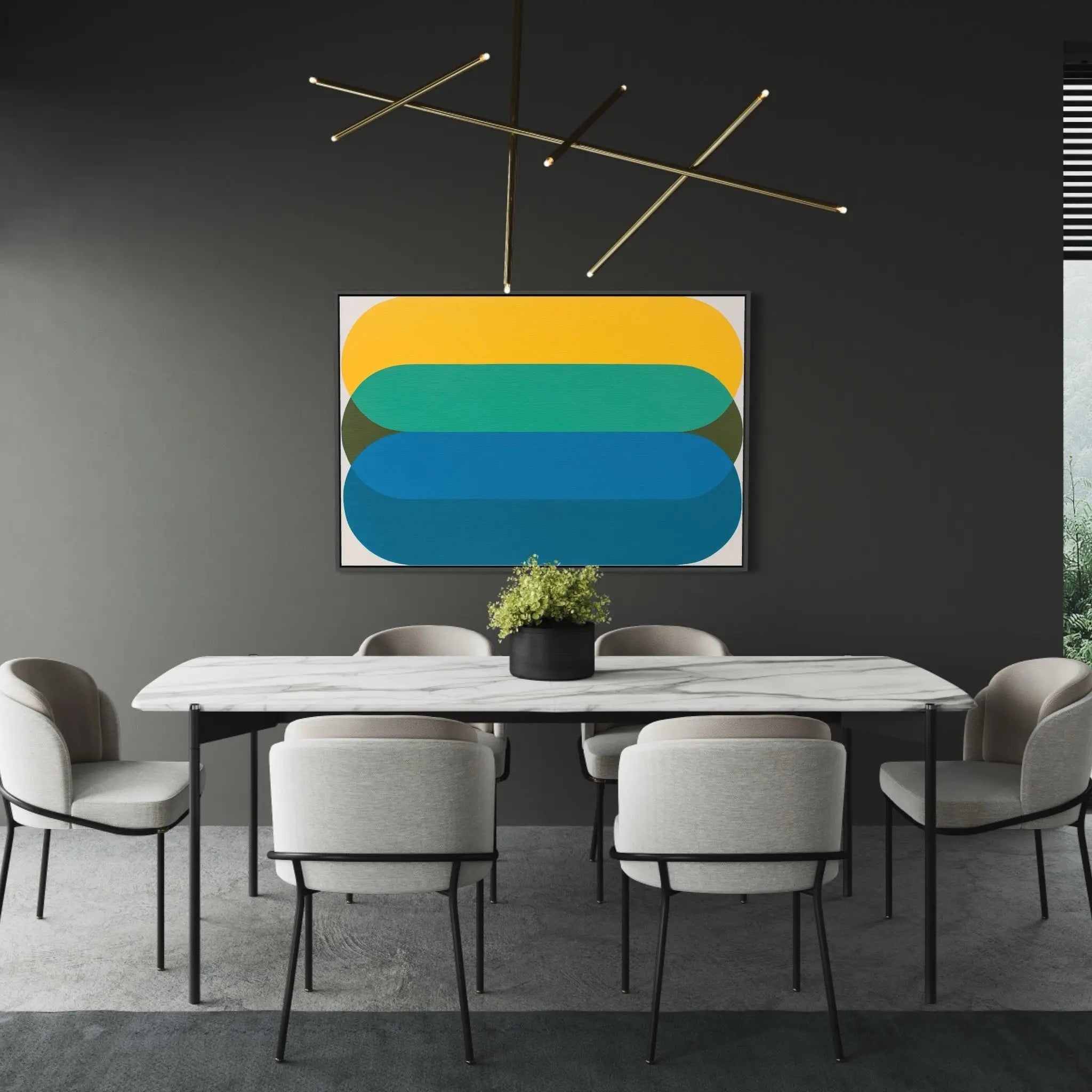 Pill 01 by Rodrigo Martin featured in an elegant interior space