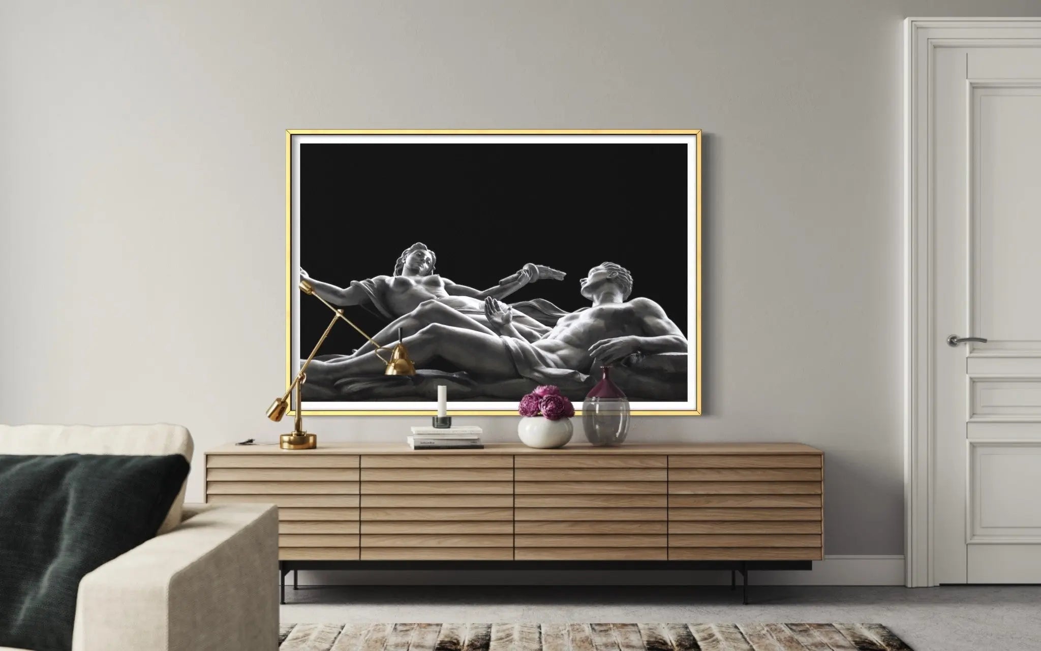 Venus Over Manhattan by C. Butcher featured in an elegant interior space