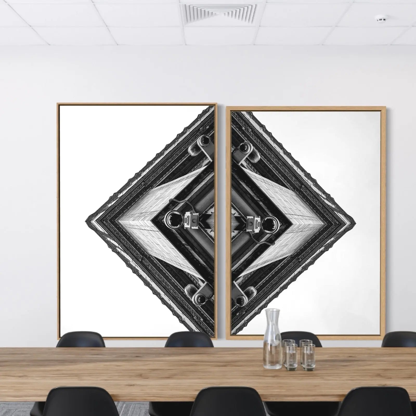 Black Tie by Ugo Shirvanian displayed in a modern living room interior