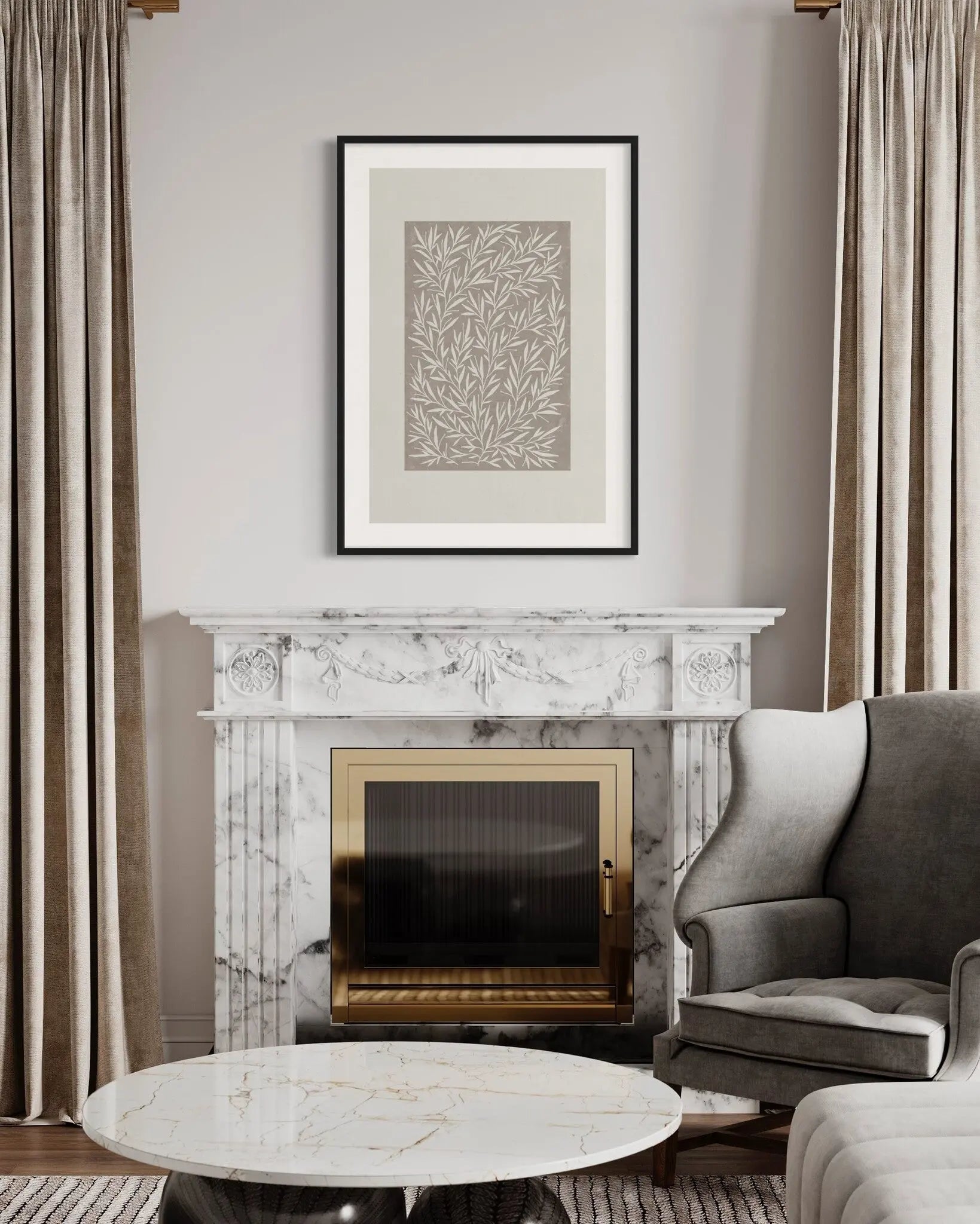 Olivar by Alejandro Franseschini featured in an elegant interior space