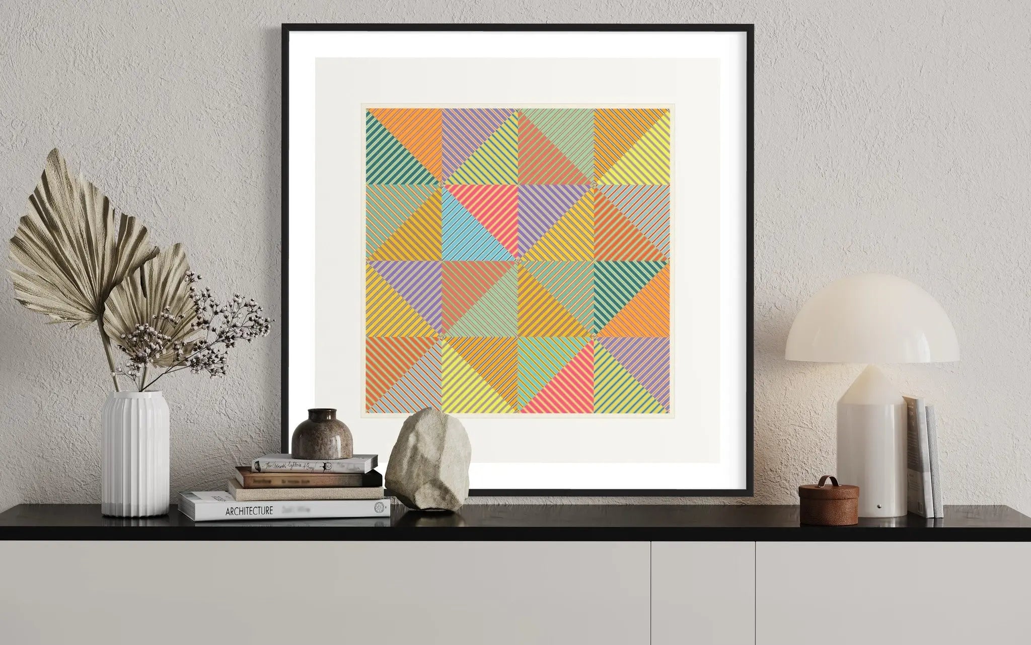 Squared by Alejandro Franseschini presented in a curated interior design