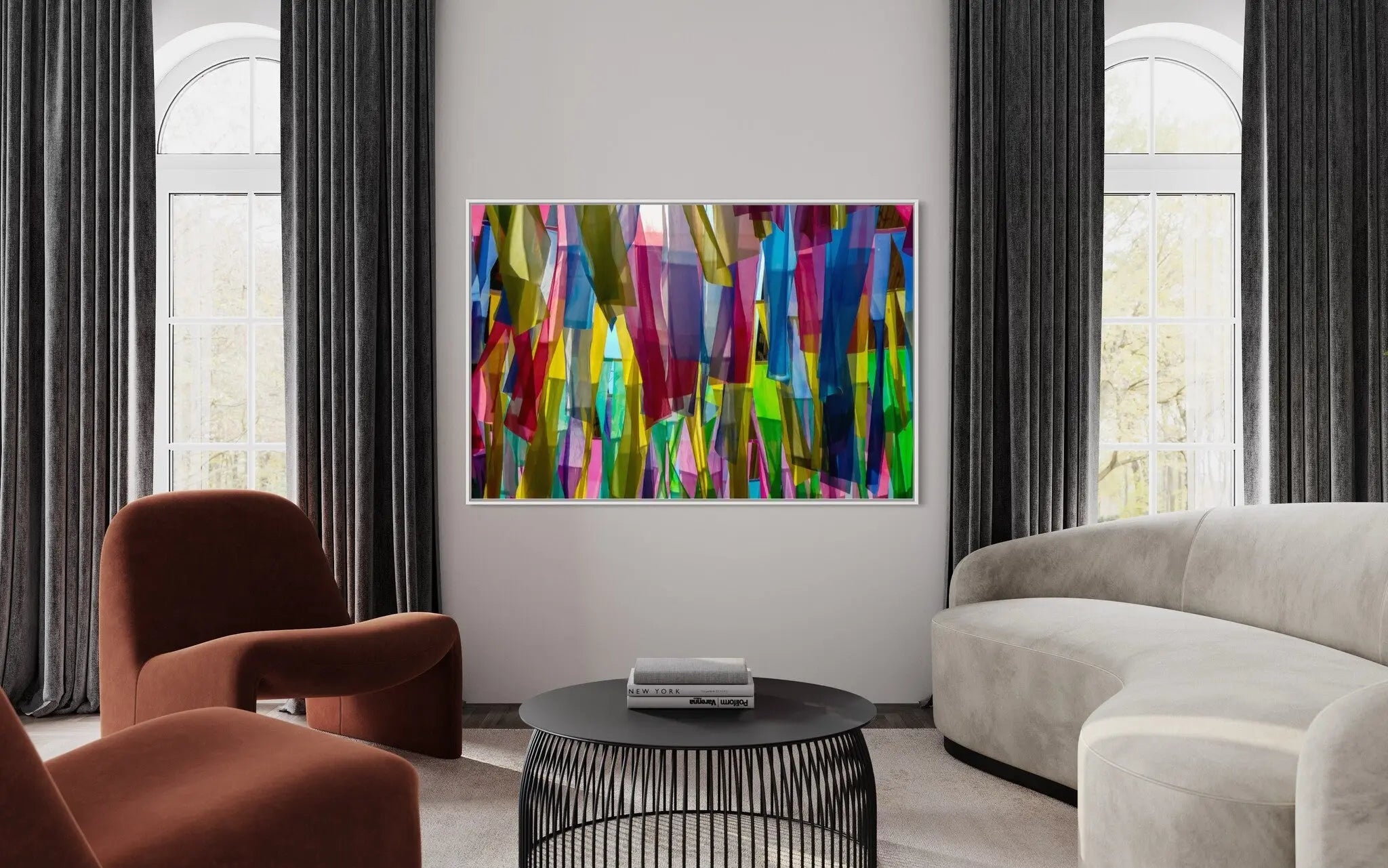 Wanna Hear What It's All About by J. Tirado featured in an elegant interior space
