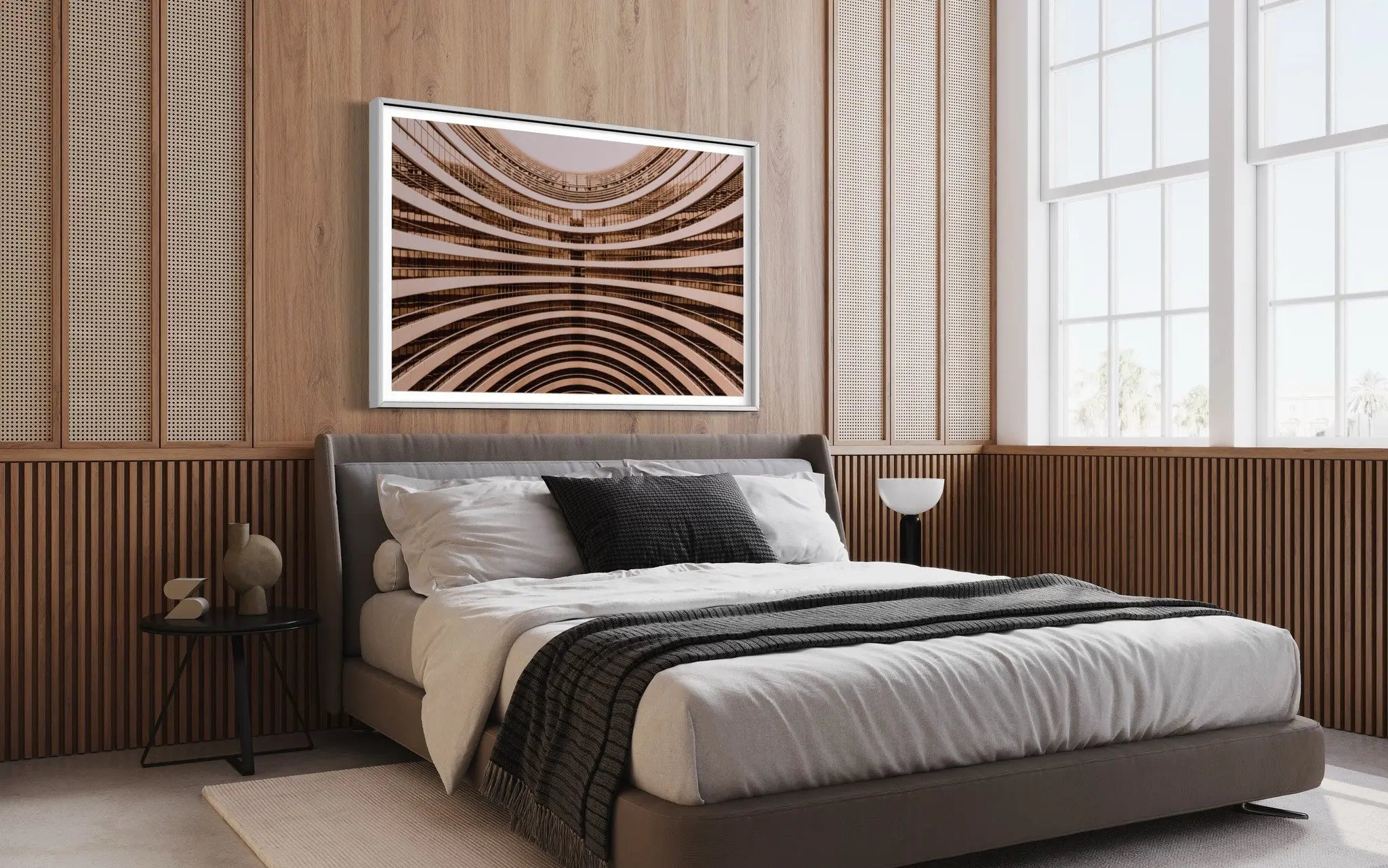 Vorticity by Kimmi Lee showcased in a designer room setting