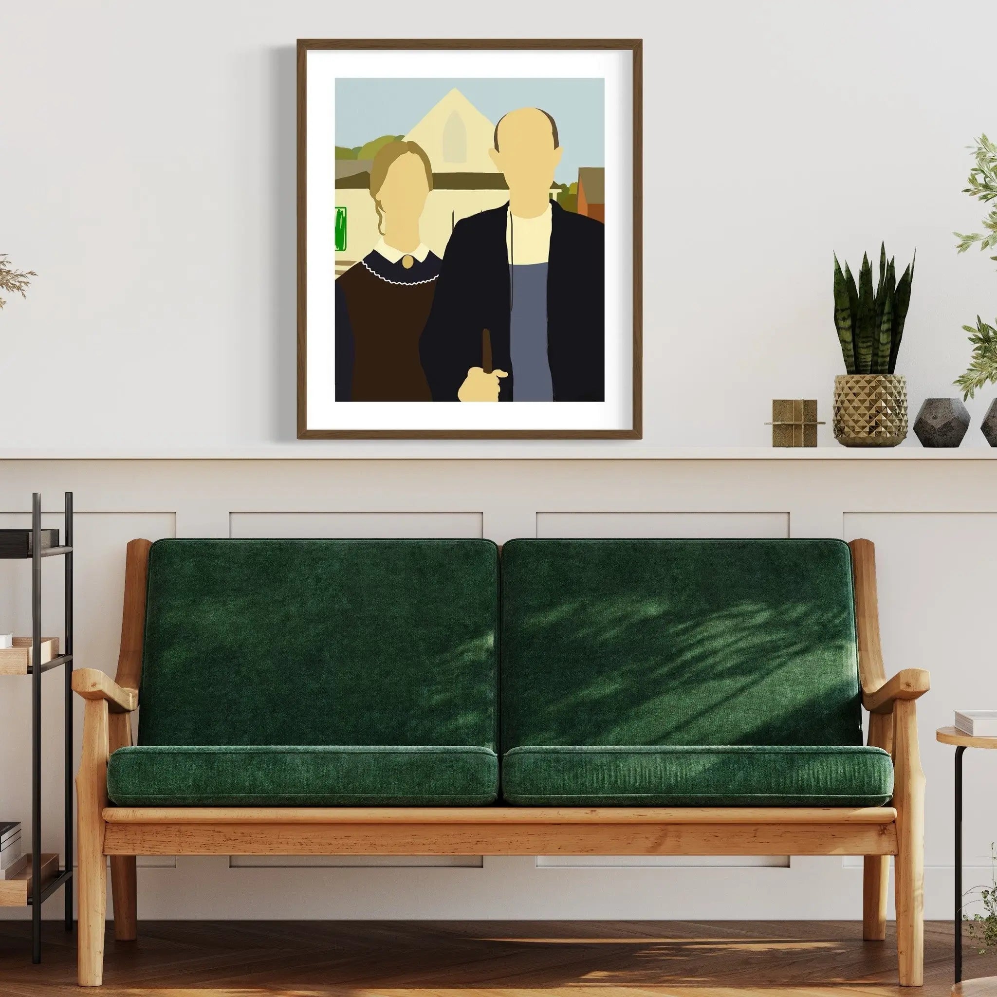 American Gothic by Michael Schleuse showcased in a designer room setting