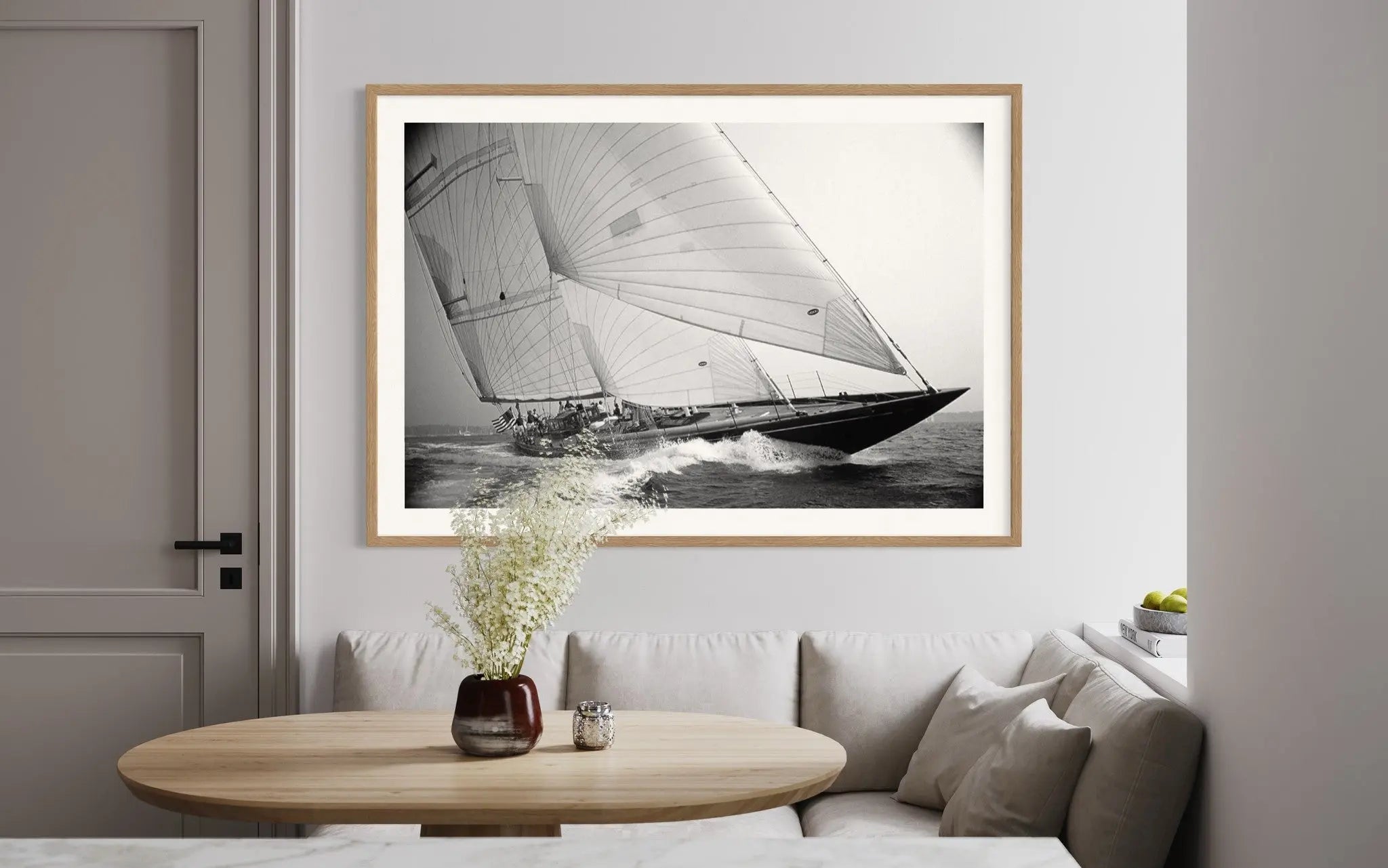 Shamrock J Class by Kevin Dailey featured in an elegant interior space