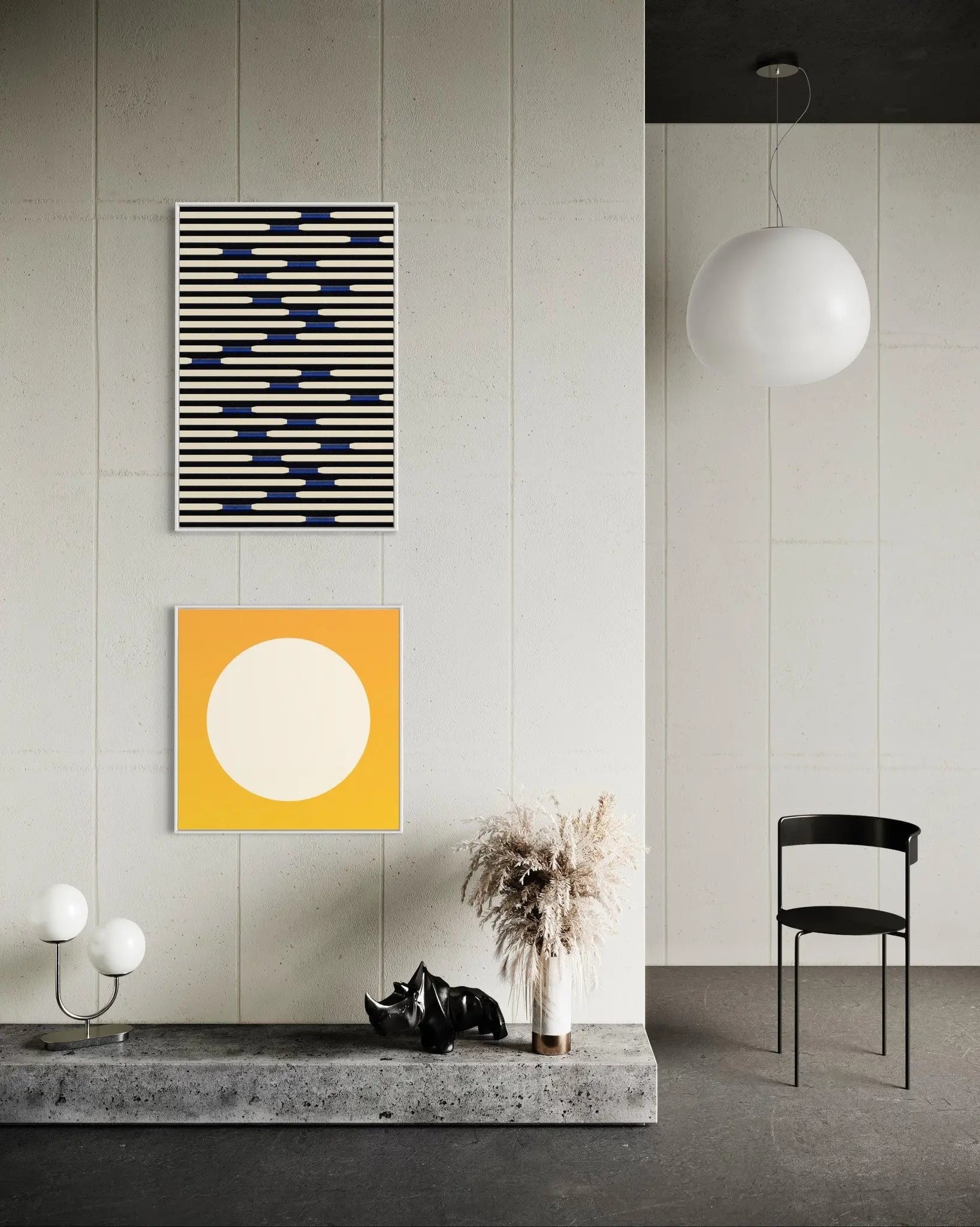 Bolts by Francesco Alessandrini styled in a contemporary interior setting