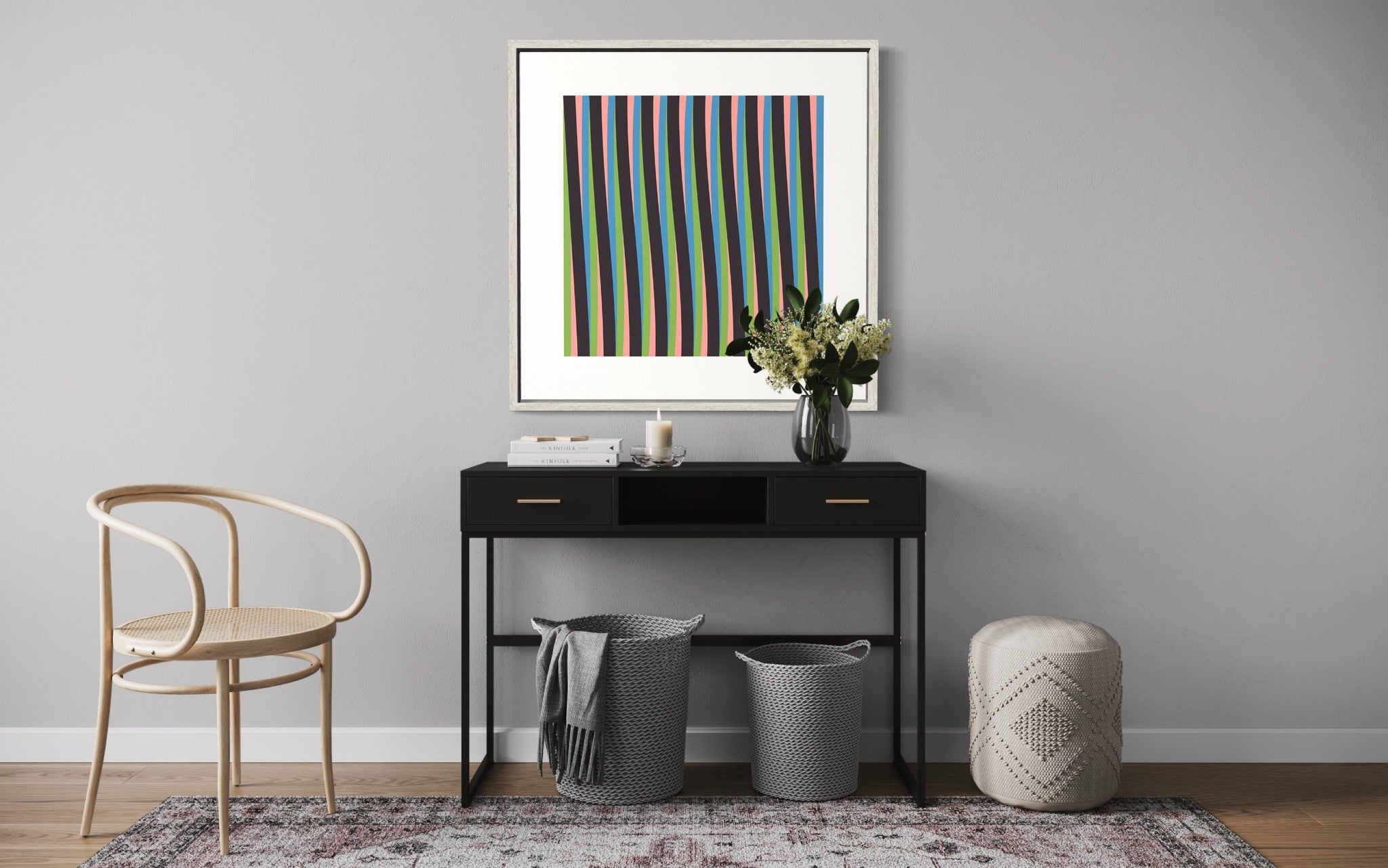 Kinetic by Alejandro Franseschini showcased in a designer room setting