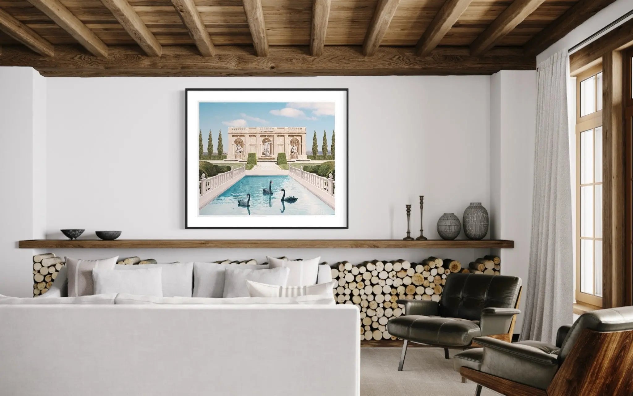 Sicilian Palazzo Series 1 by Francesco Alessandrini showcased in a designer room setting