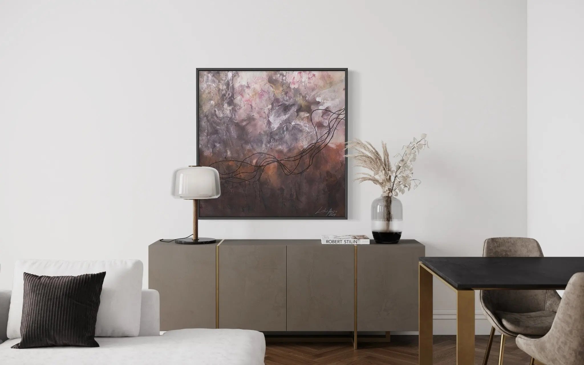 Cuerdas Siena by Lidia Beiza showcased in a designer room setting