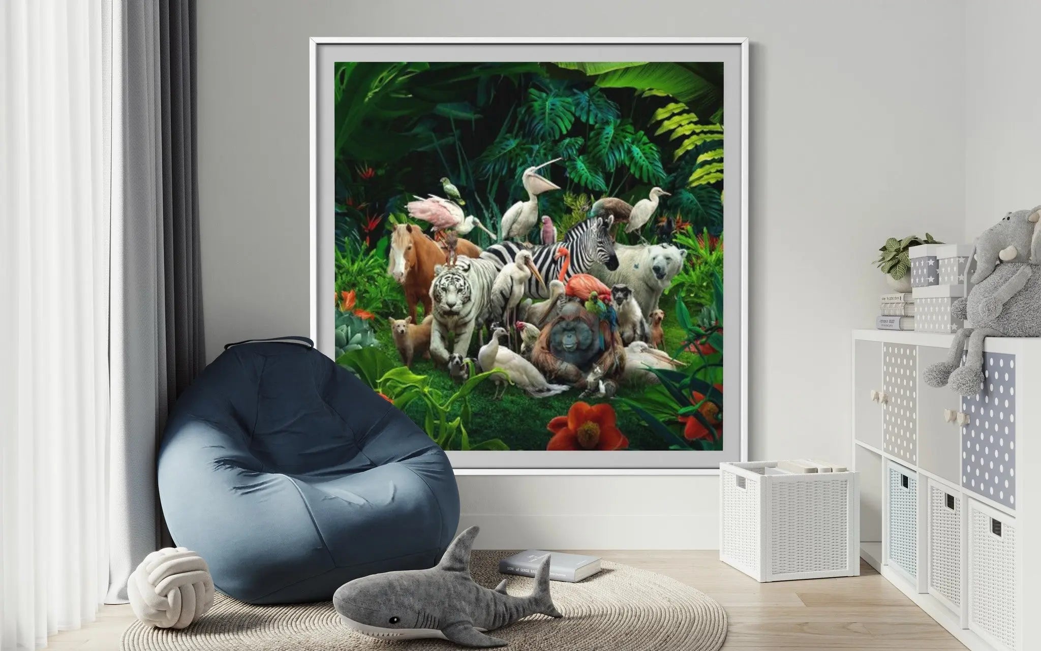 Big Family in the Forest by Vizerskaya featured in an elegant interior space
