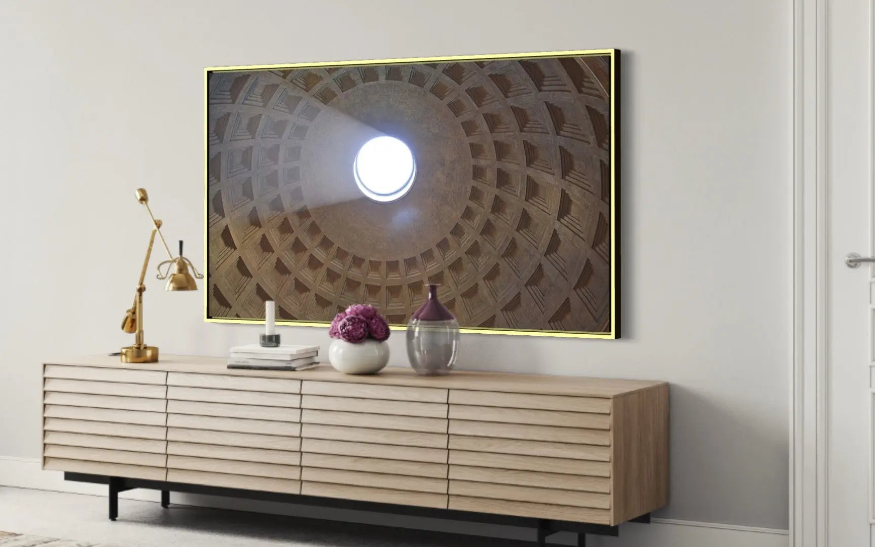 Occulus Dome by D. Mayk showcased in a designer room setting