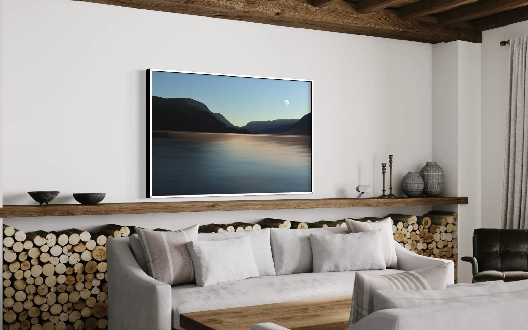 Still Waters by Karen Thom styled in a contemporary interior setting