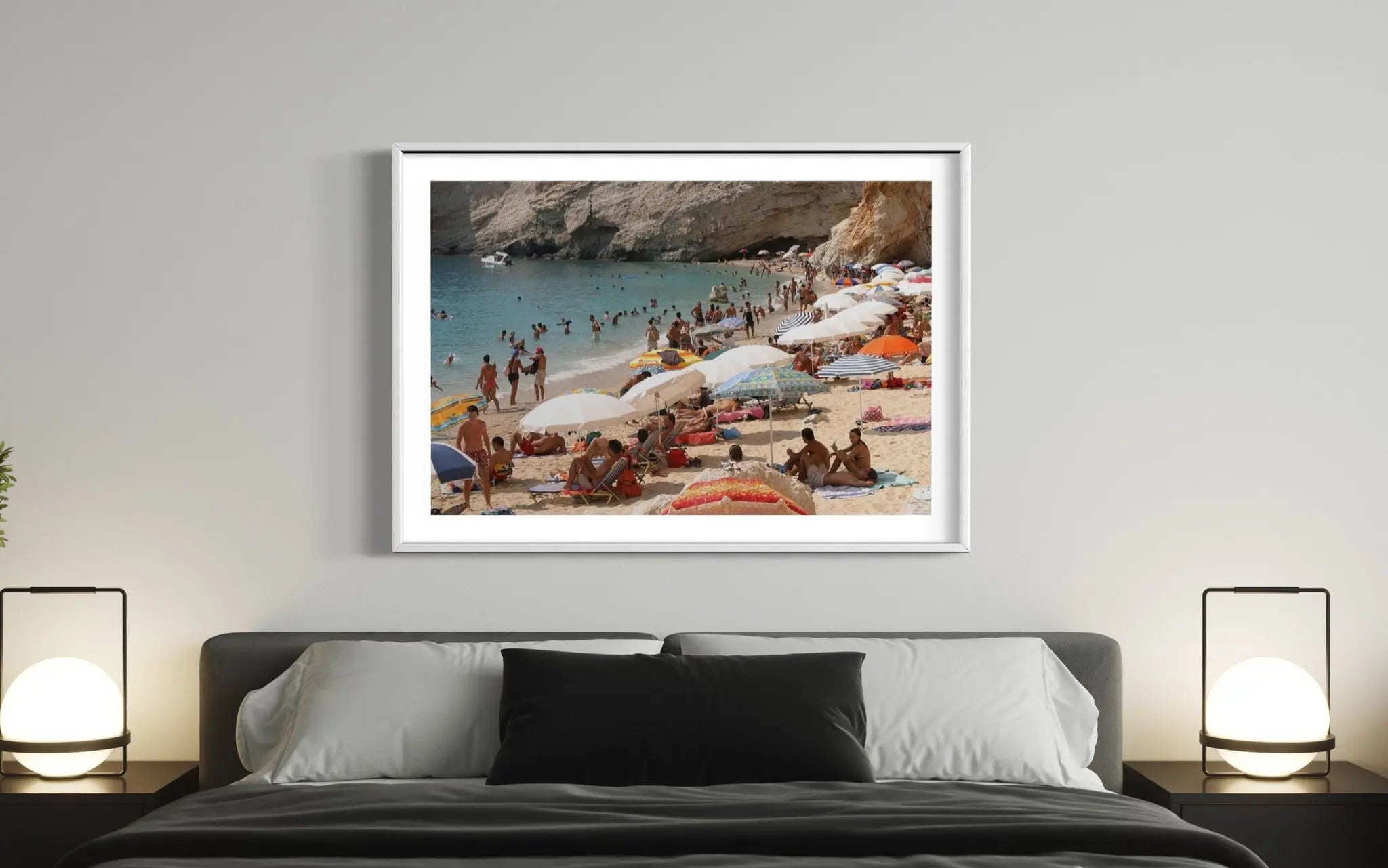 Beaches of Lefkada Island by Sean Gallup featured in an elegant interior space